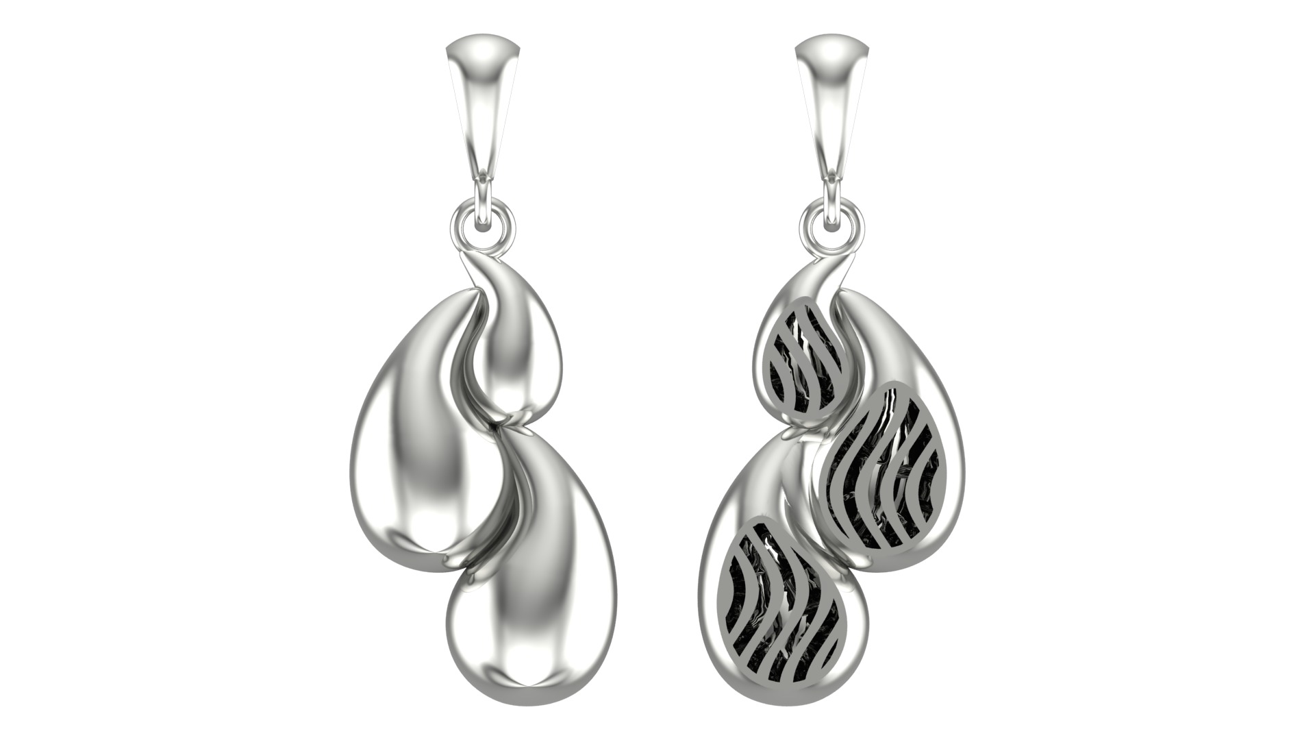 Bottega Style Necklace 3D print model_2