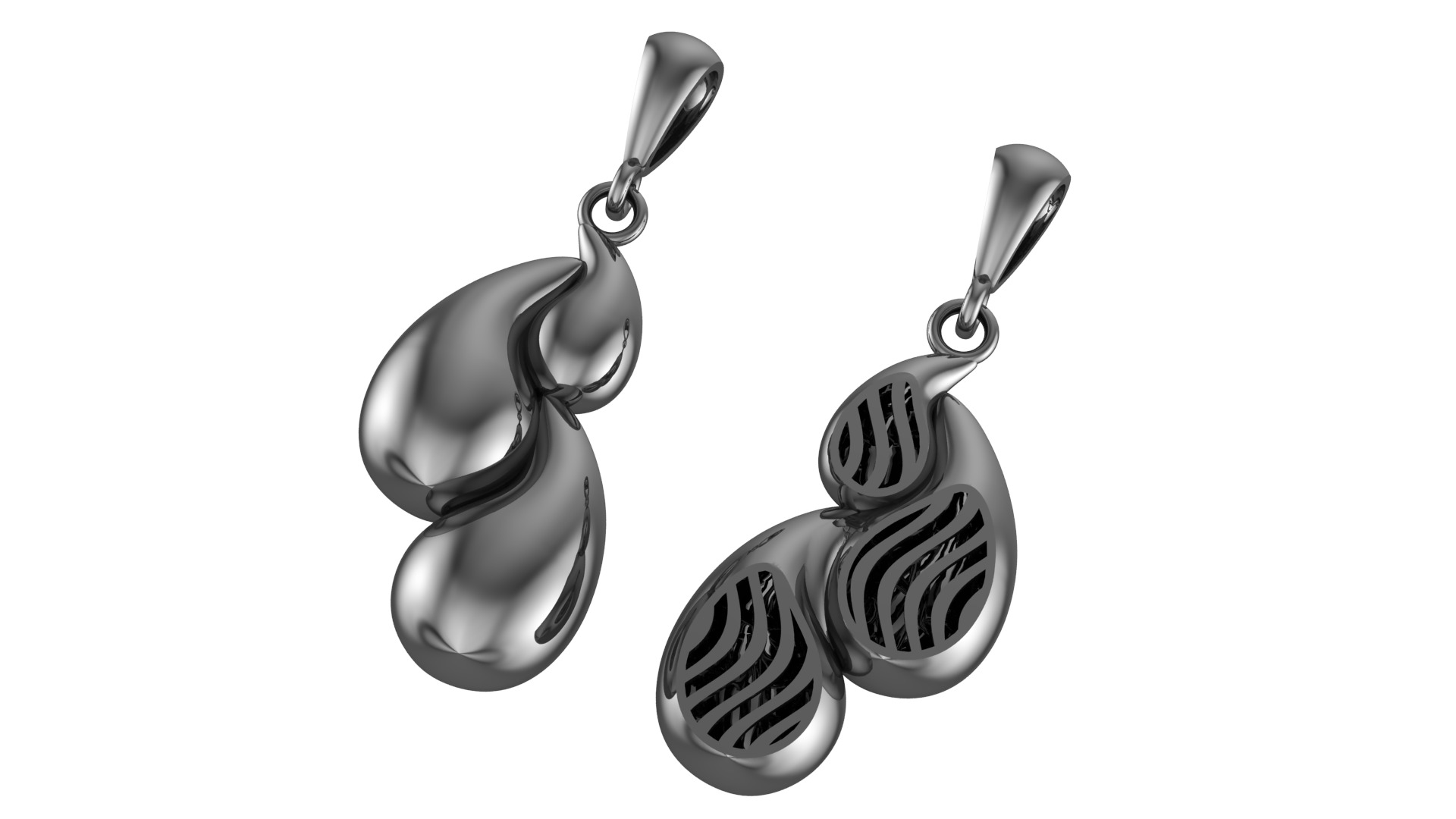 Bottega Style Necklace 3D print model_4