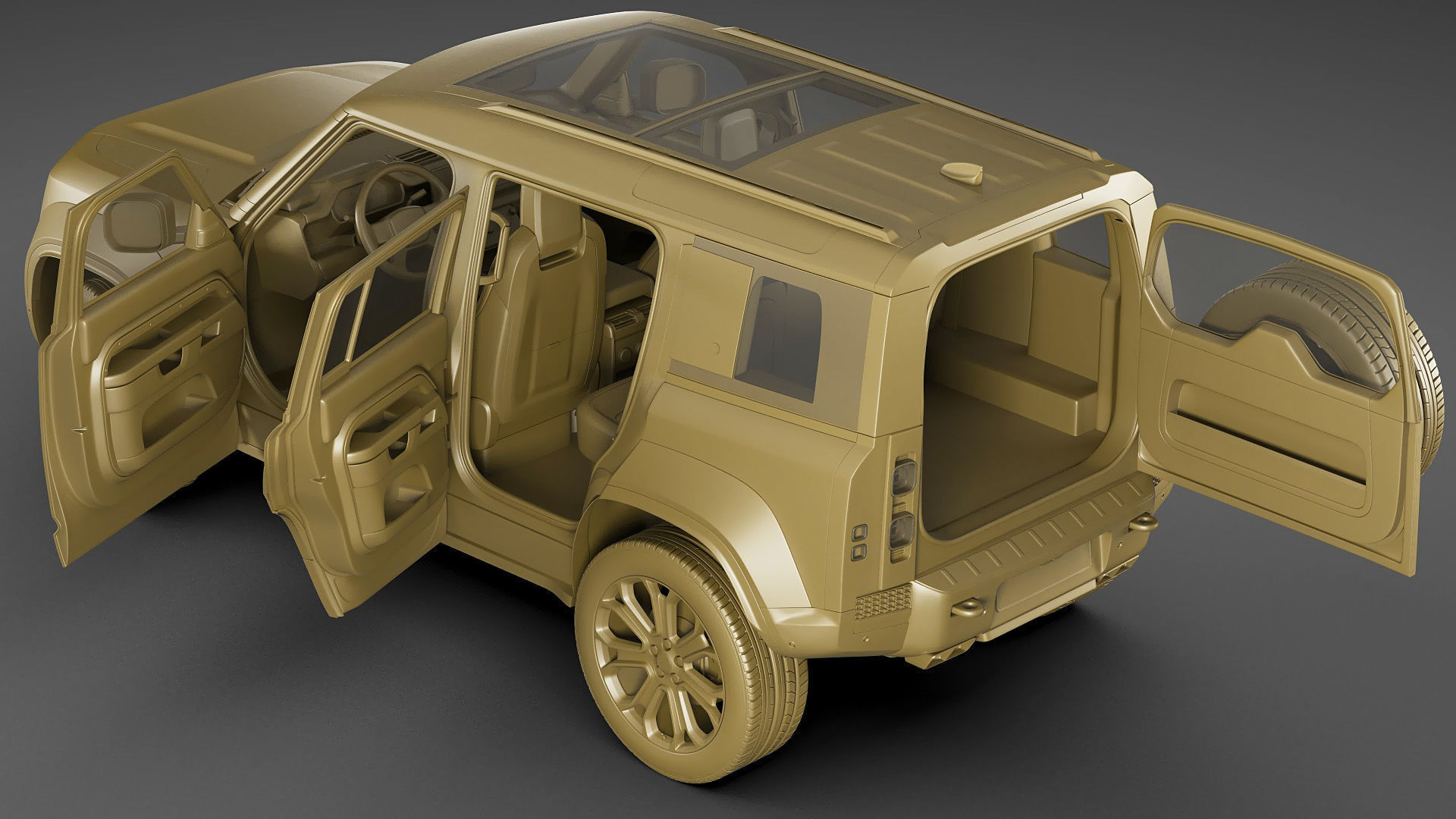 Land Rover Defender 110 OCTA 2025 3D model_28