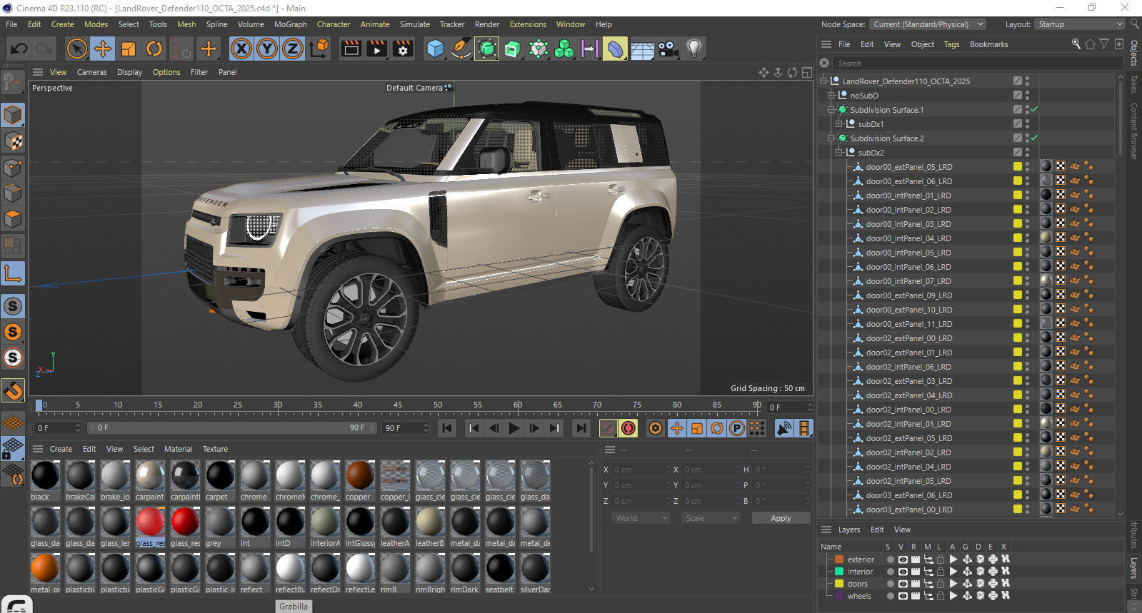 Land Rover Defender 110 OCTA 2025 3D model_34