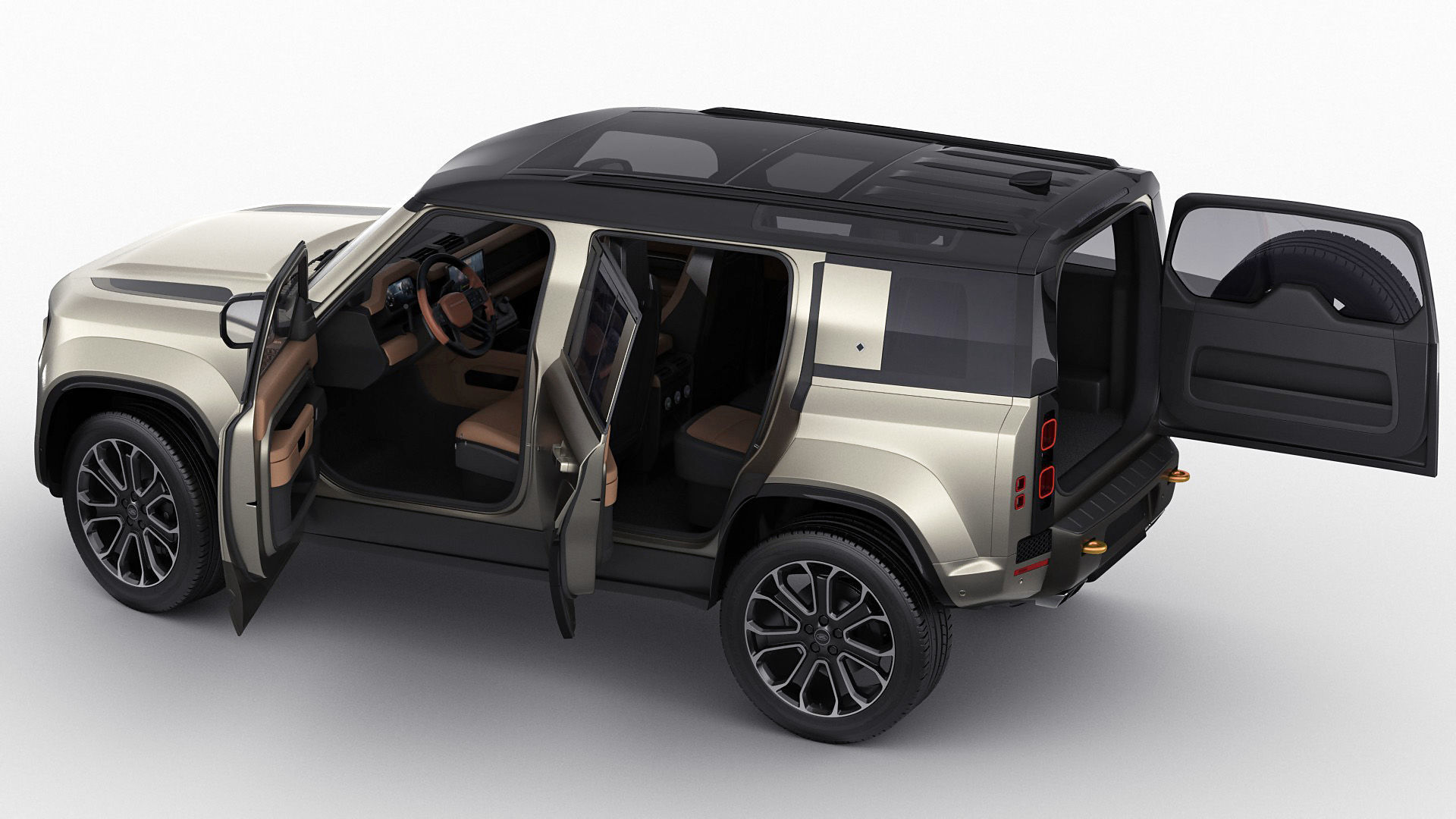 Land Rover Defender 110 OCTA 2025 3D model_2