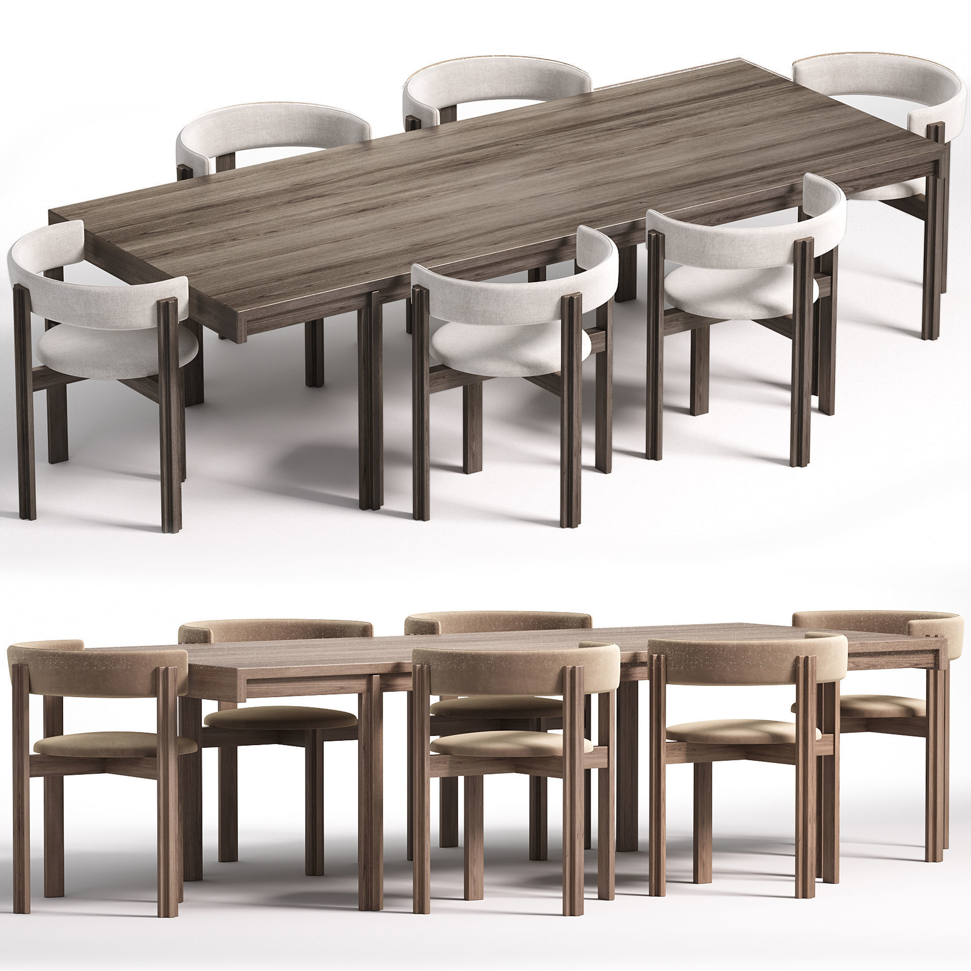 PRINCIPAL Chair and Table 3D model_3
