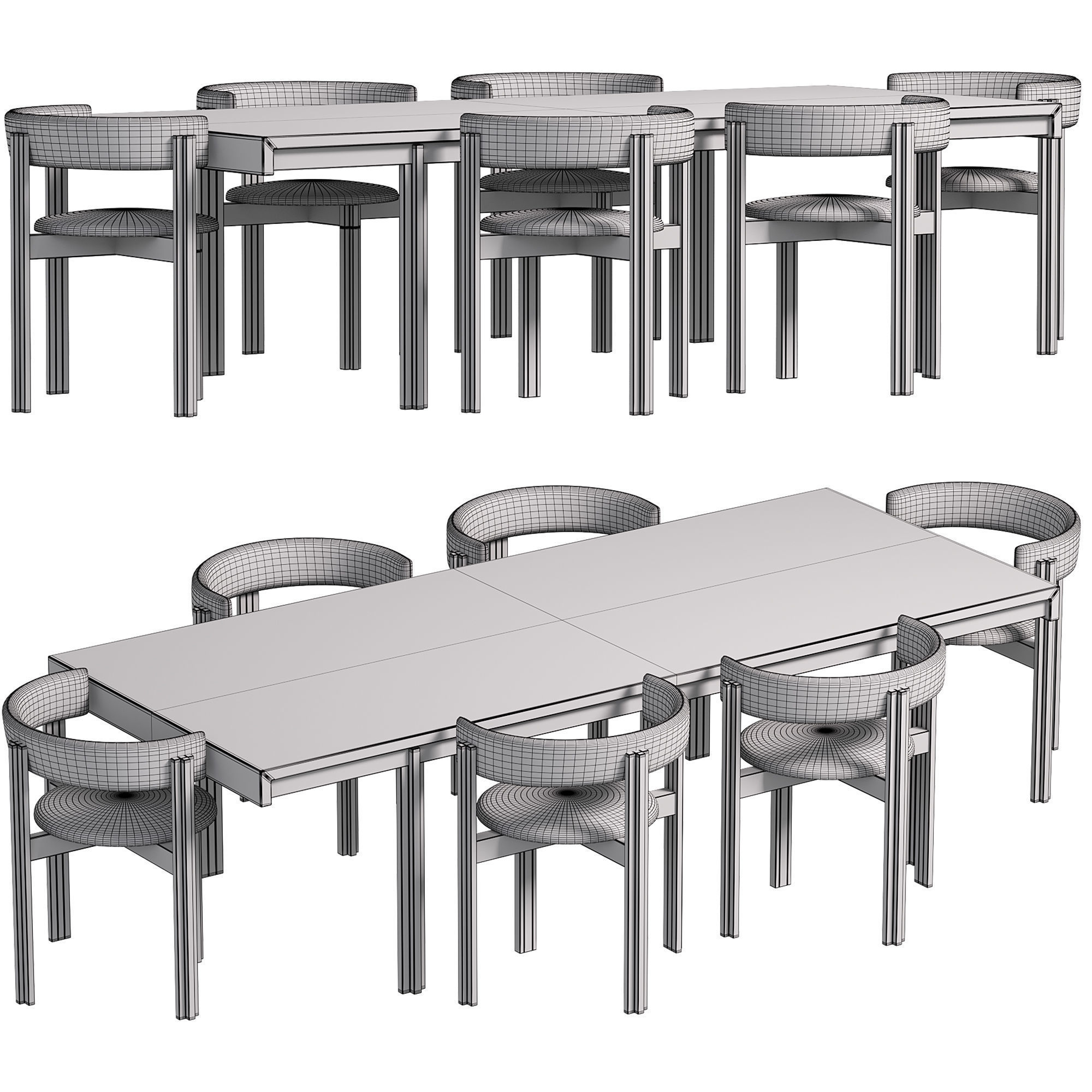 PRINCIPAL Chair and Table 3D model_4
