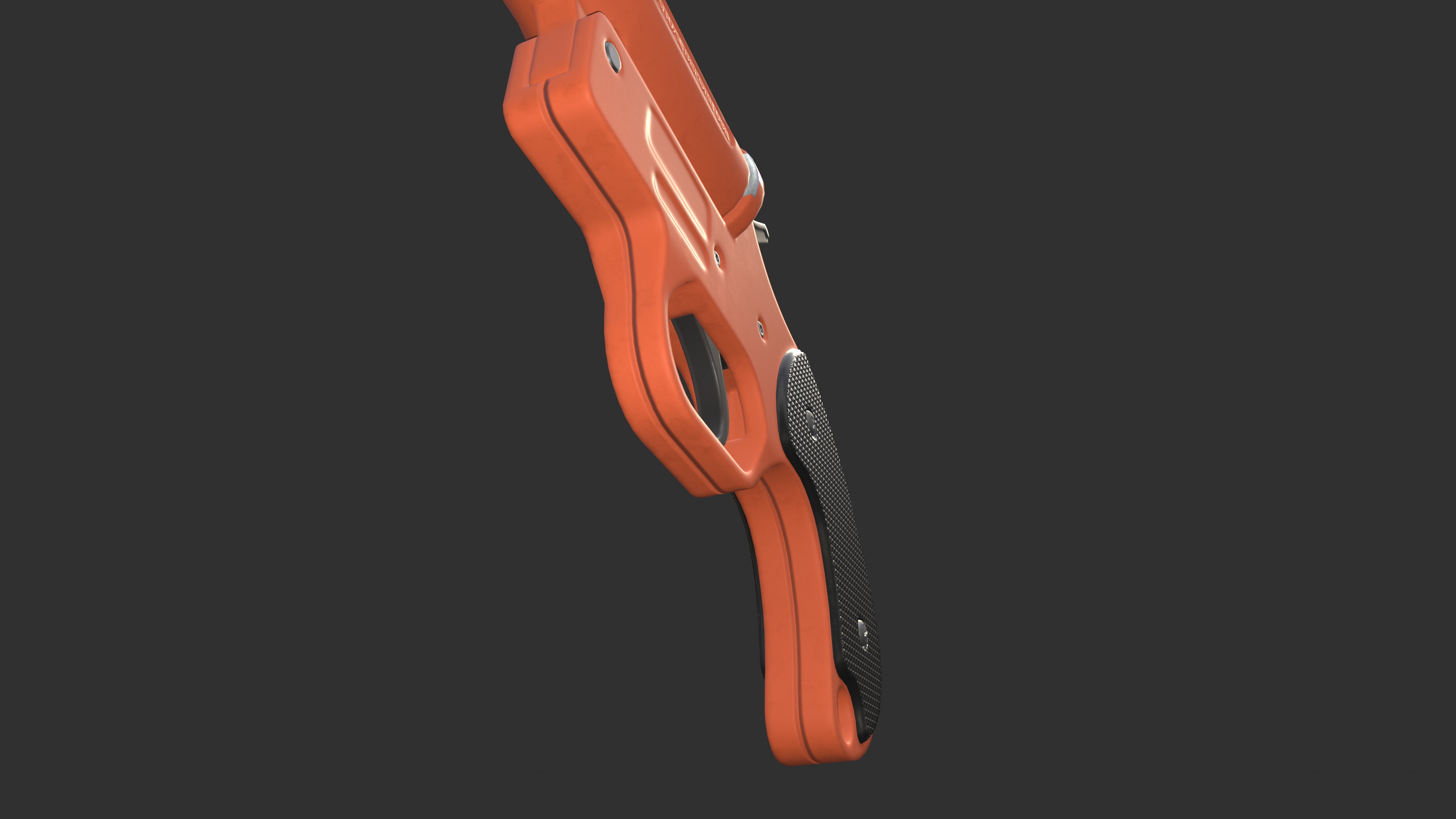 Flare Gun  Low-poly 3D model_12