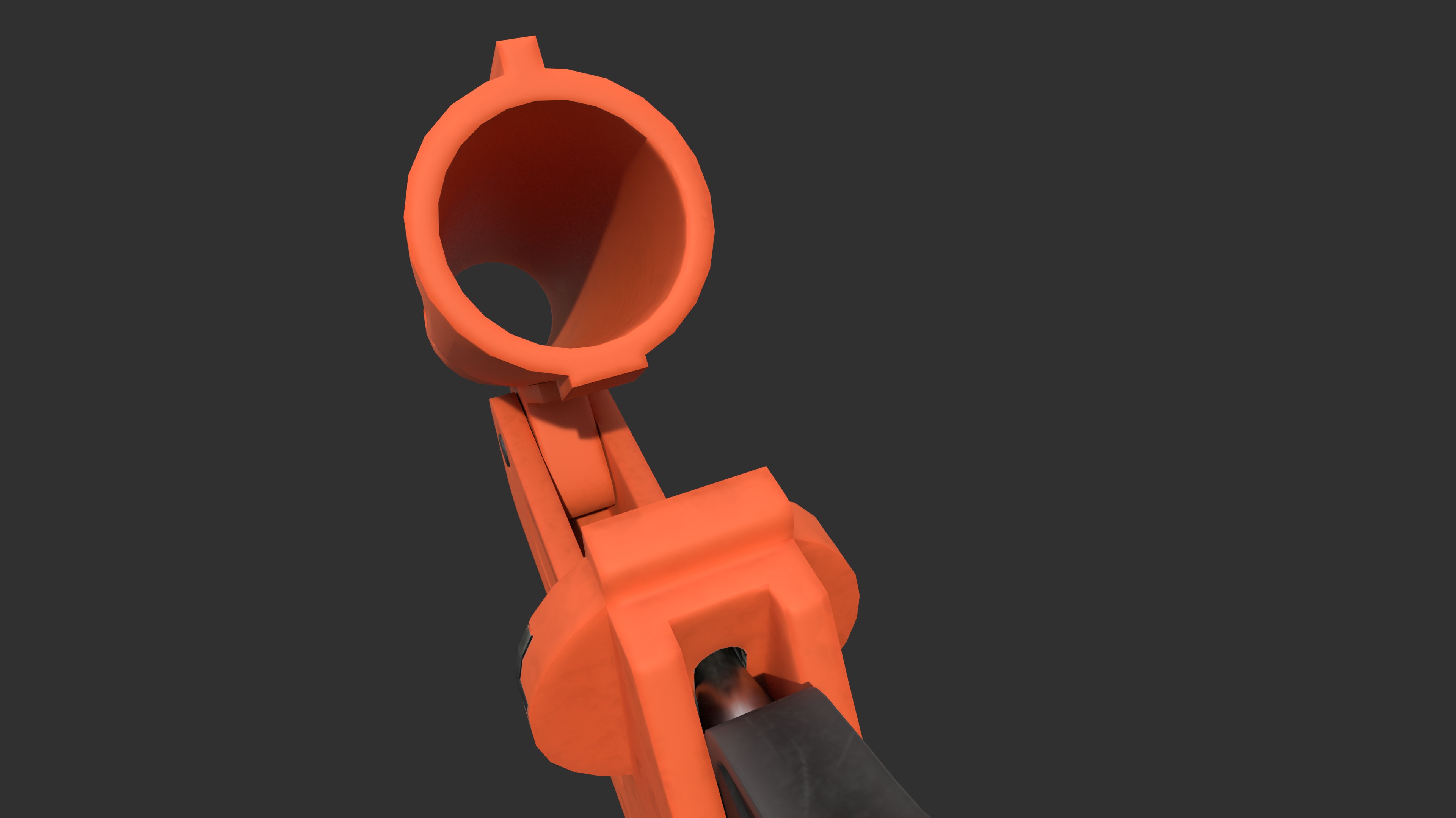 Flare Gun  Low-poly 3D model_6