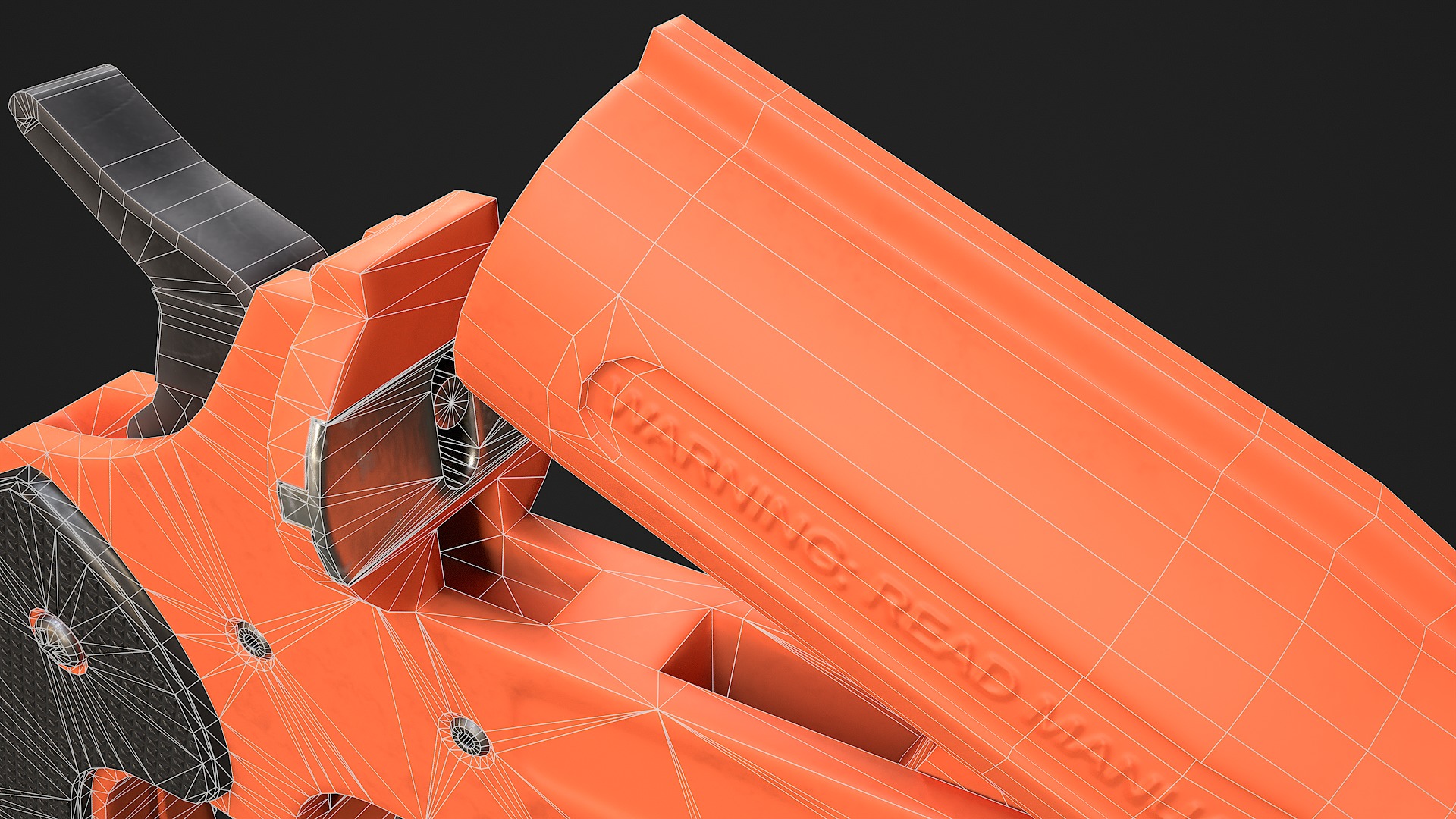 Flare Gun  Low-poly 3D model_25