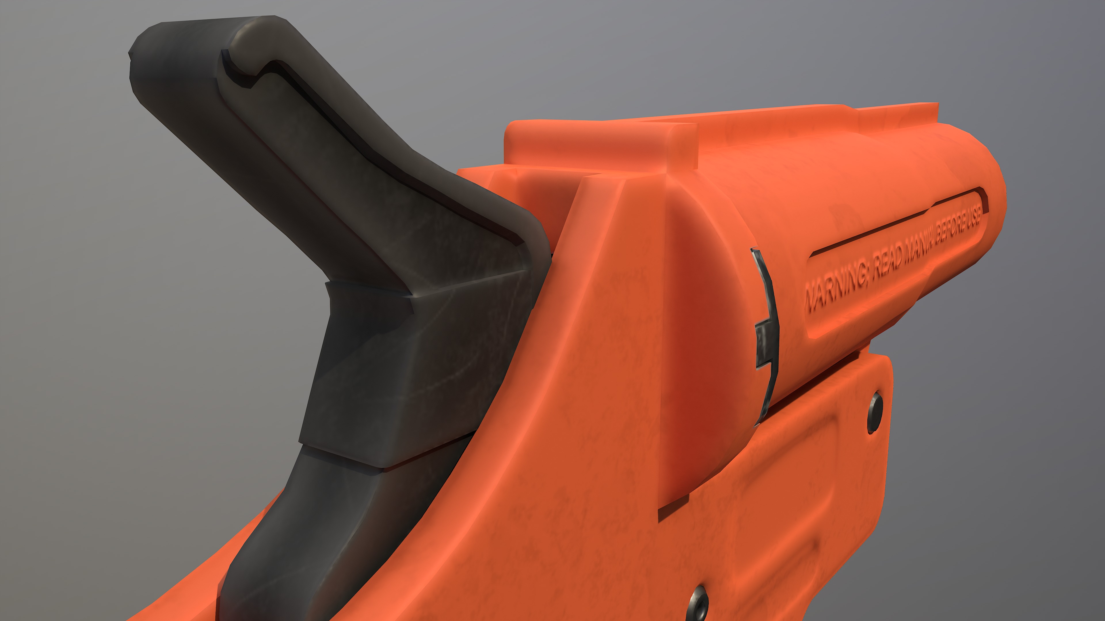 Flare Gun  Low-poly 3D model_19