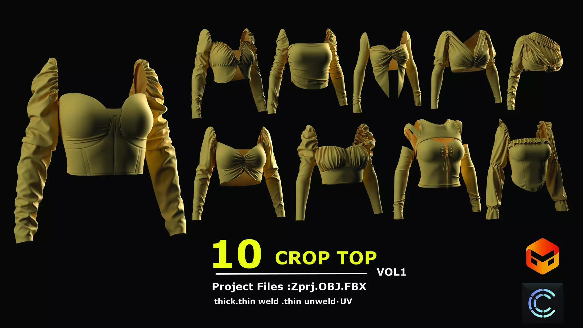 CROP TOP 3D model_0