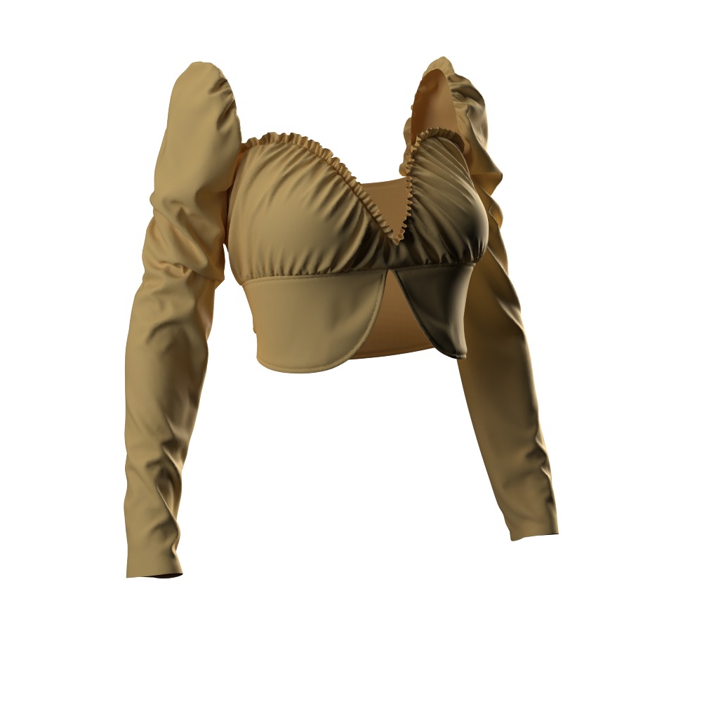 CROP TOP 3D model_2