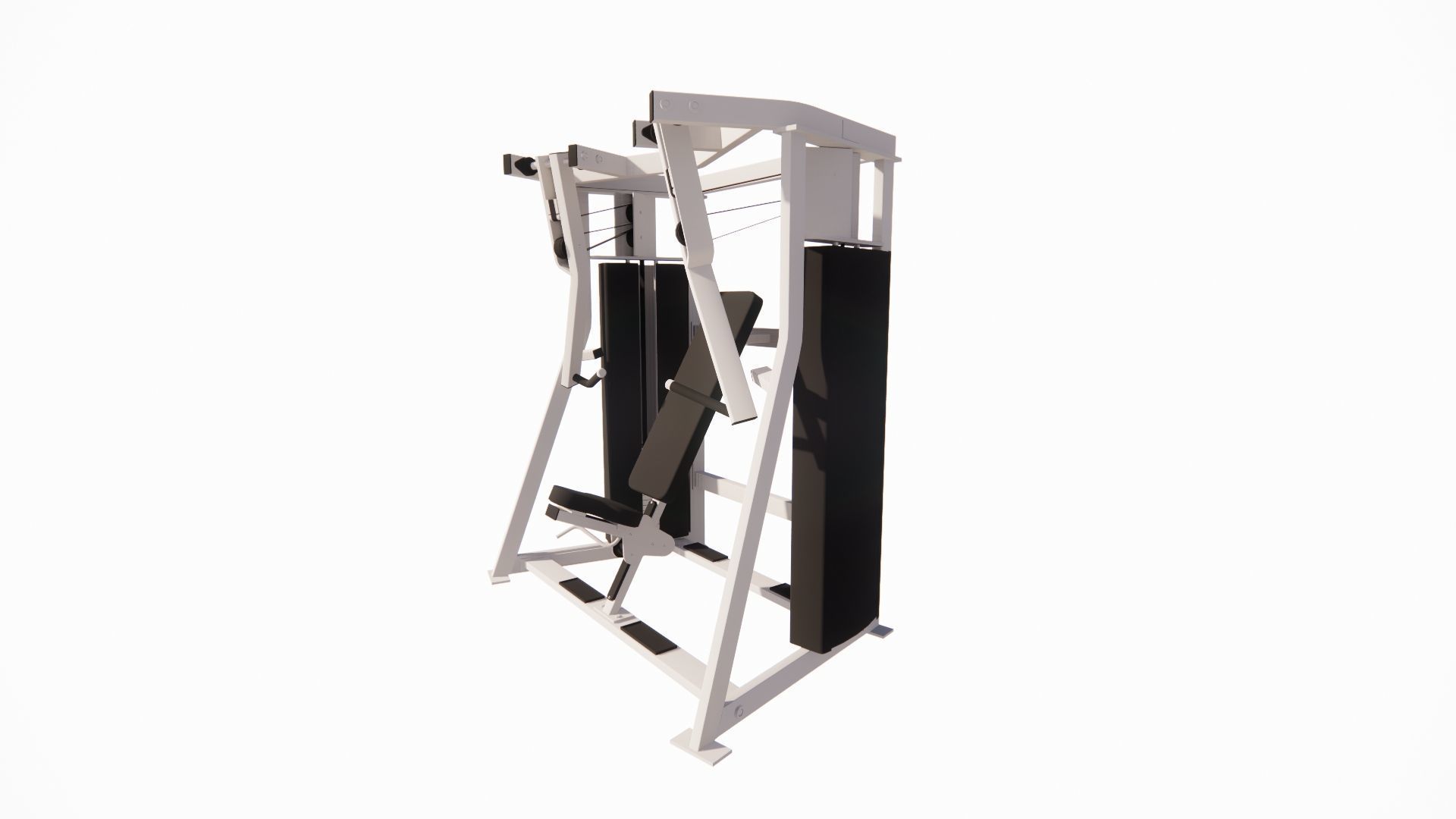 Gym Equipments-gym by Bodysolid-Machine the gym 3D model_17
