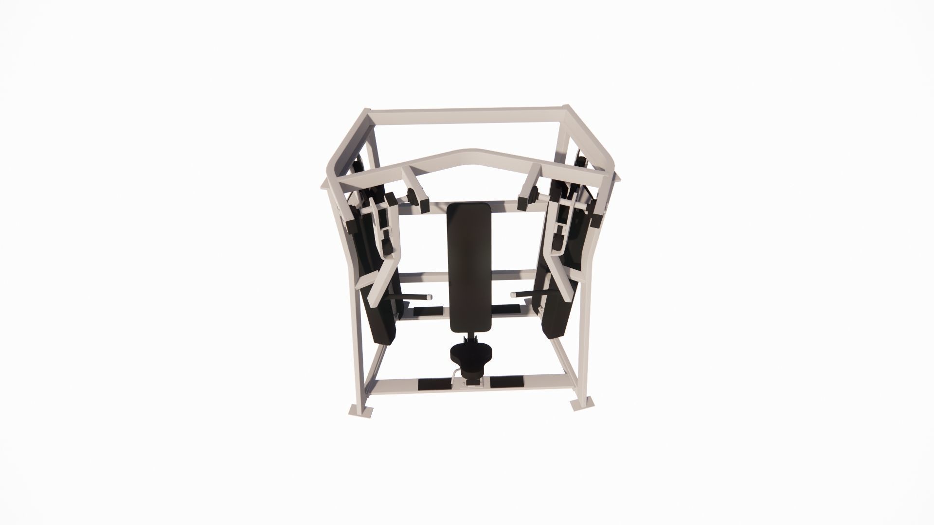 Gym Equipments-gym by Bodysolid-Machine the gym 3D model_4