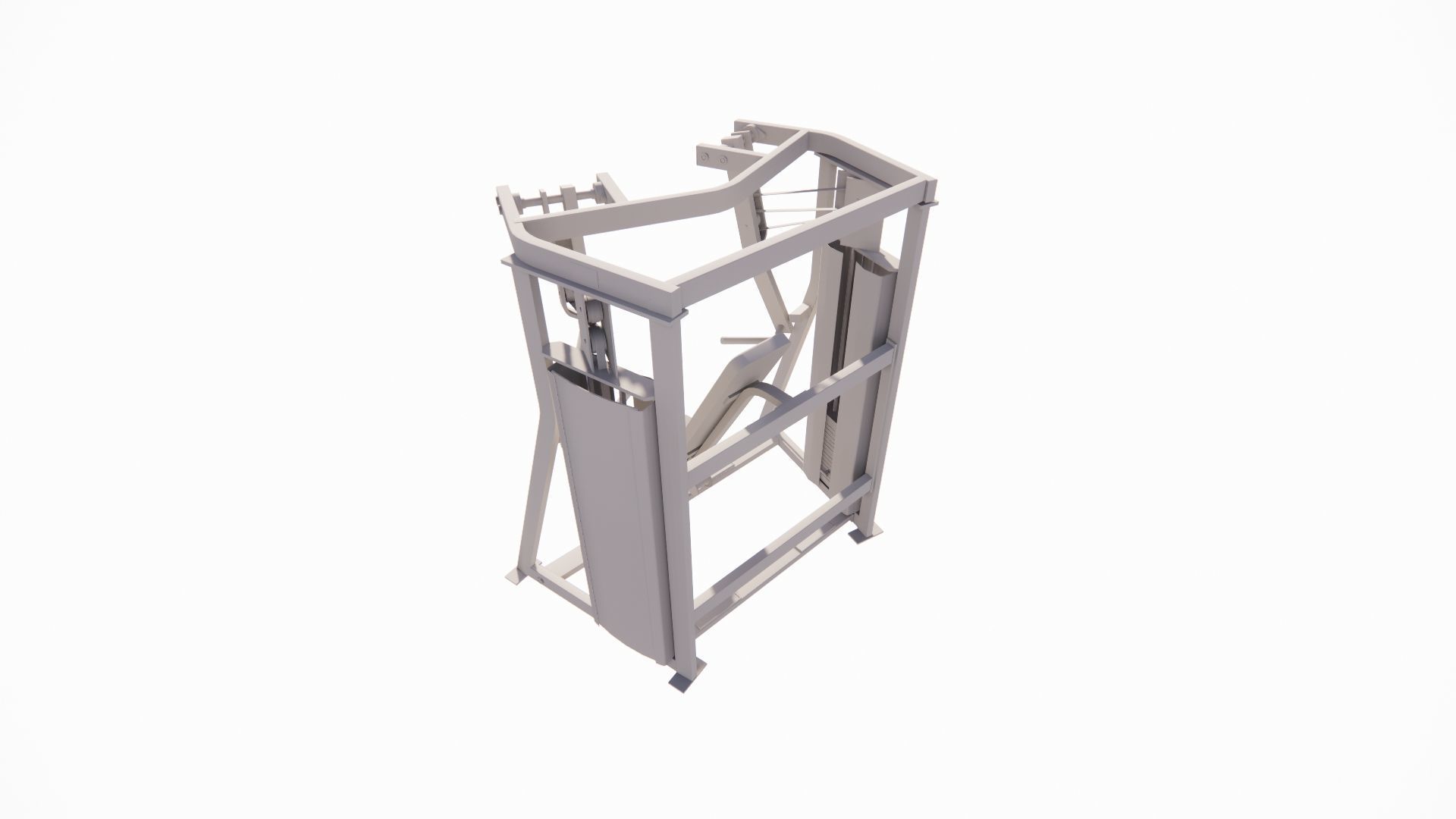 Gym Equipments-gym by Bodysolid-Machine the gym 3D model_15