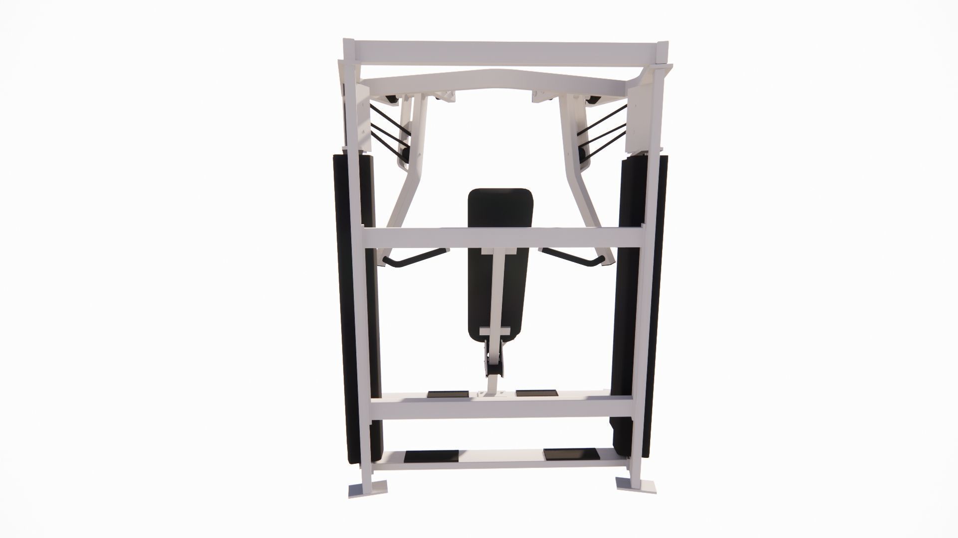 Gym Equipments-gym by Bodysolid-Machine the gym 3D model_8