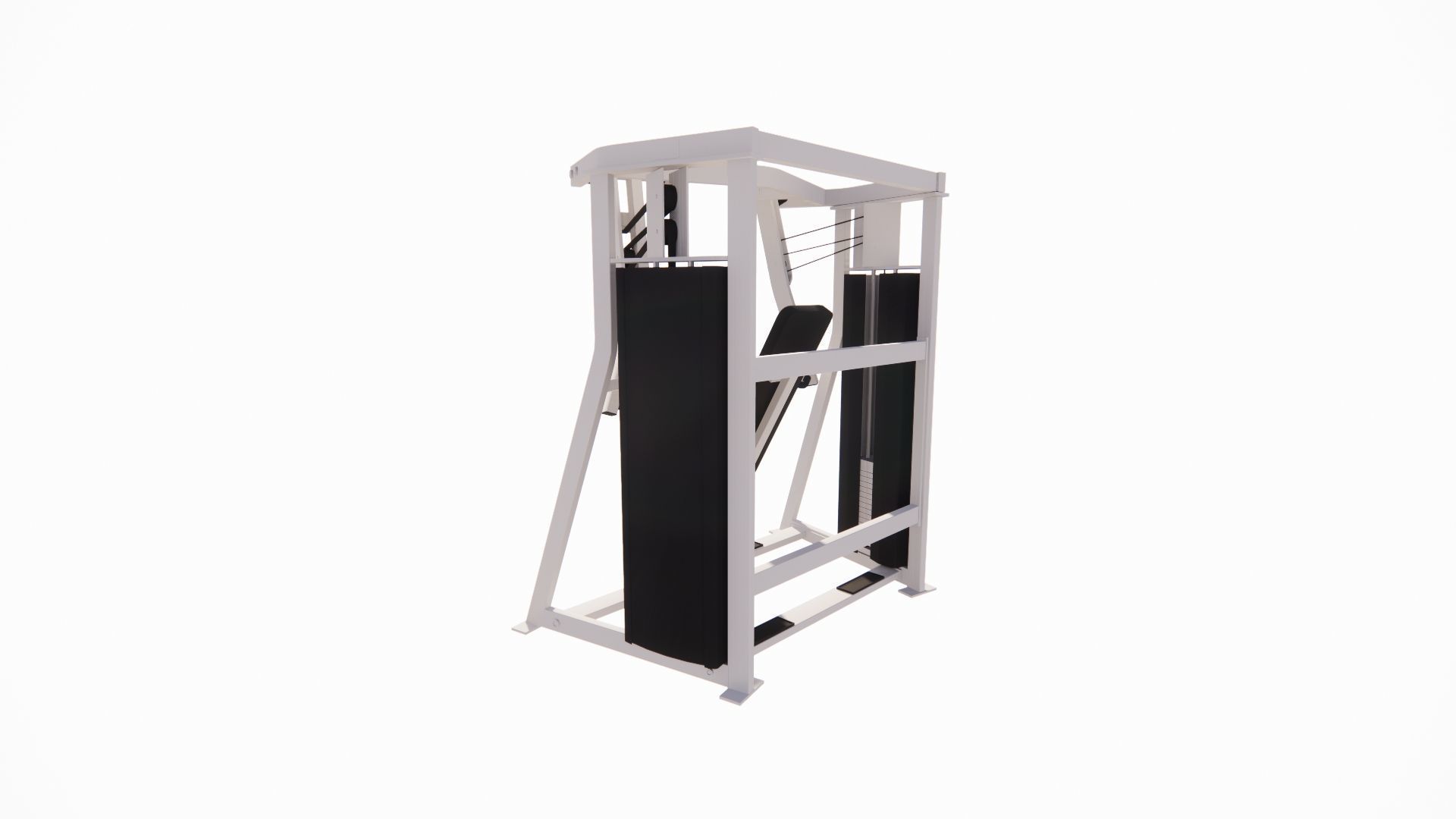 Gym Equipments-gym by Bodysolid-Machine the gym 3D model_14