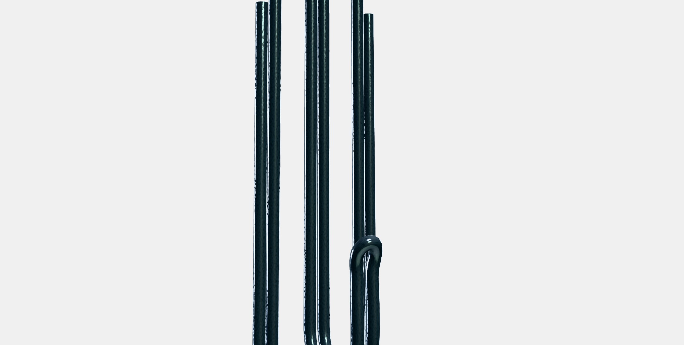 RIKTIG Curtain hook 1 Low-poly 3D model_9