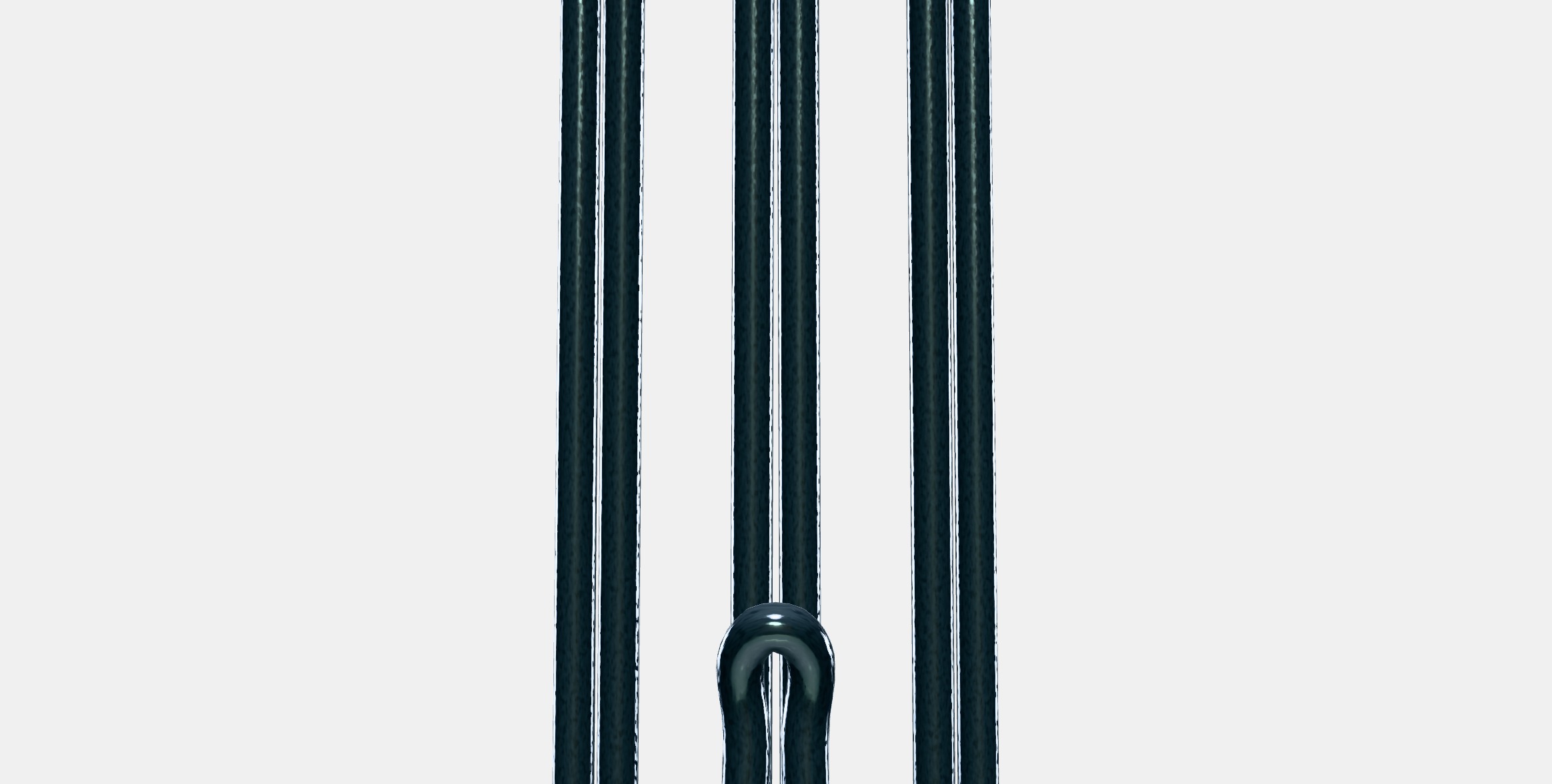 RIKTIG Curtain hook 1 Low-poly 3D model_11