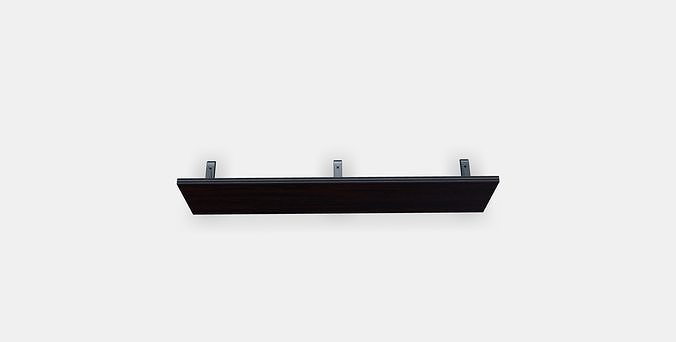 BERGSHULT - RAMSHULT Wall shelf 4 Low-poly 3D model