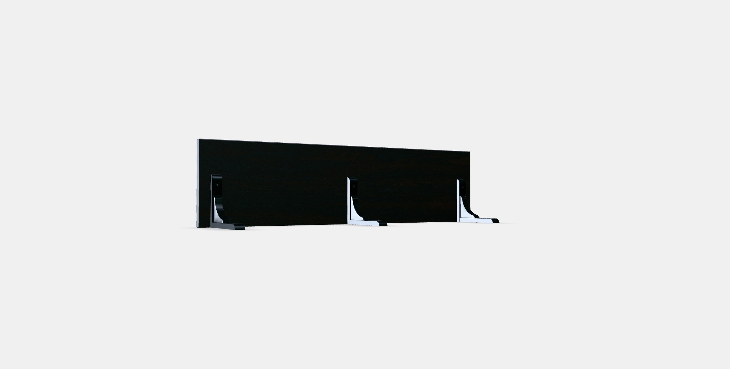 BERGSHULT - RAMSHULT Wall shelf 4 Low-poly 3D model_2