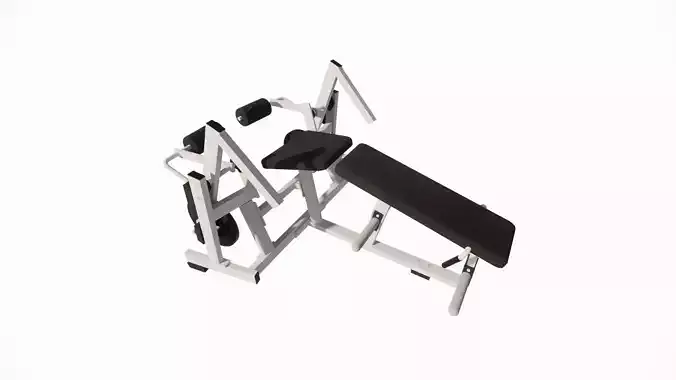 Gym Equipments-gym by Bodysolid-Machine the gym 3D model