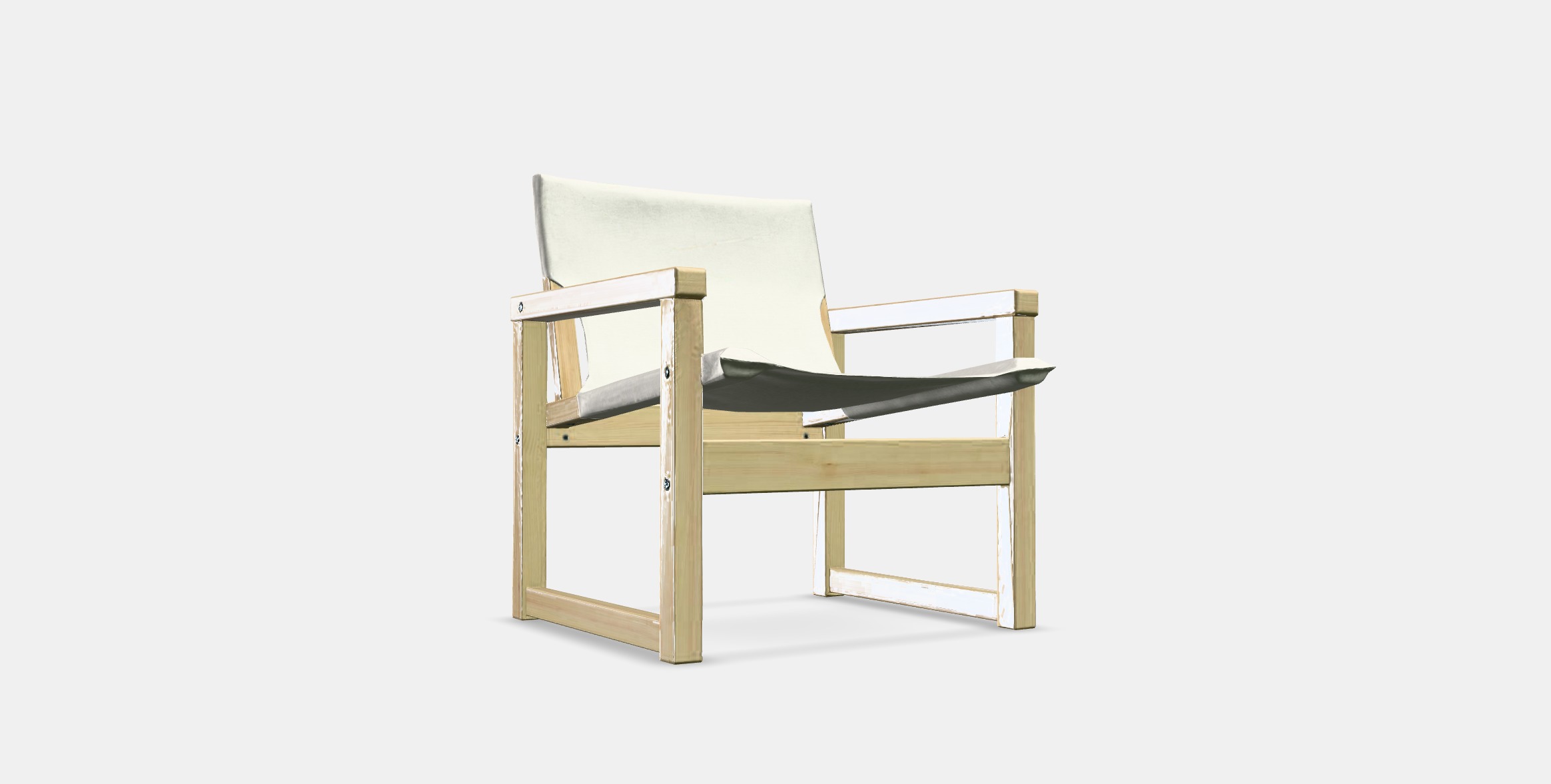 SJALSO Armchair Low-poly 3D model_2