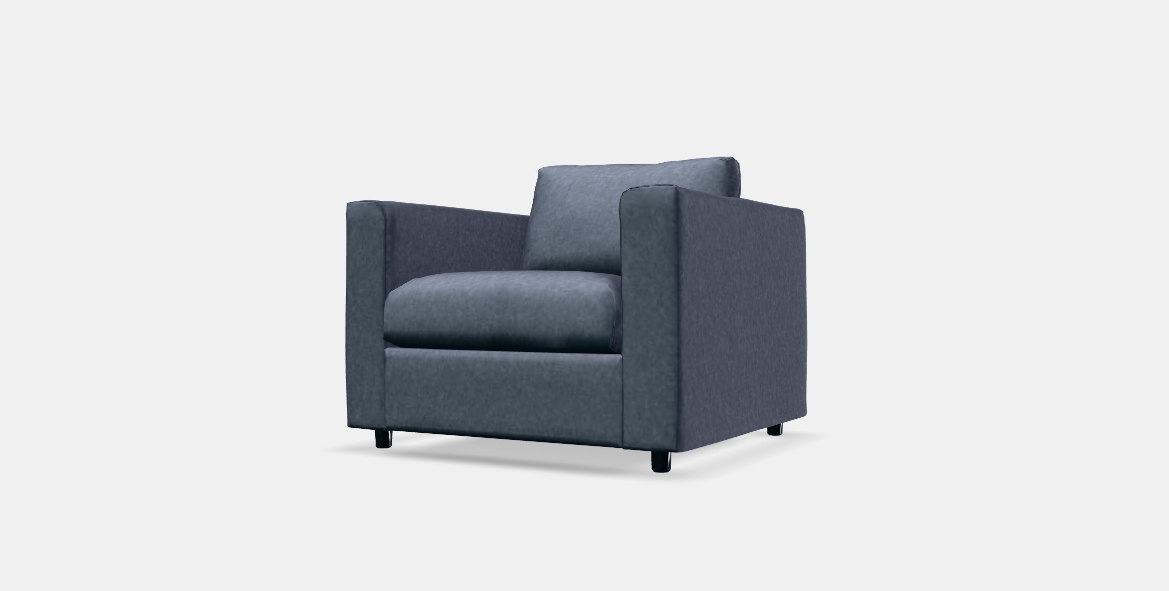 VIMLE Armchair Low-poly 3D model_12