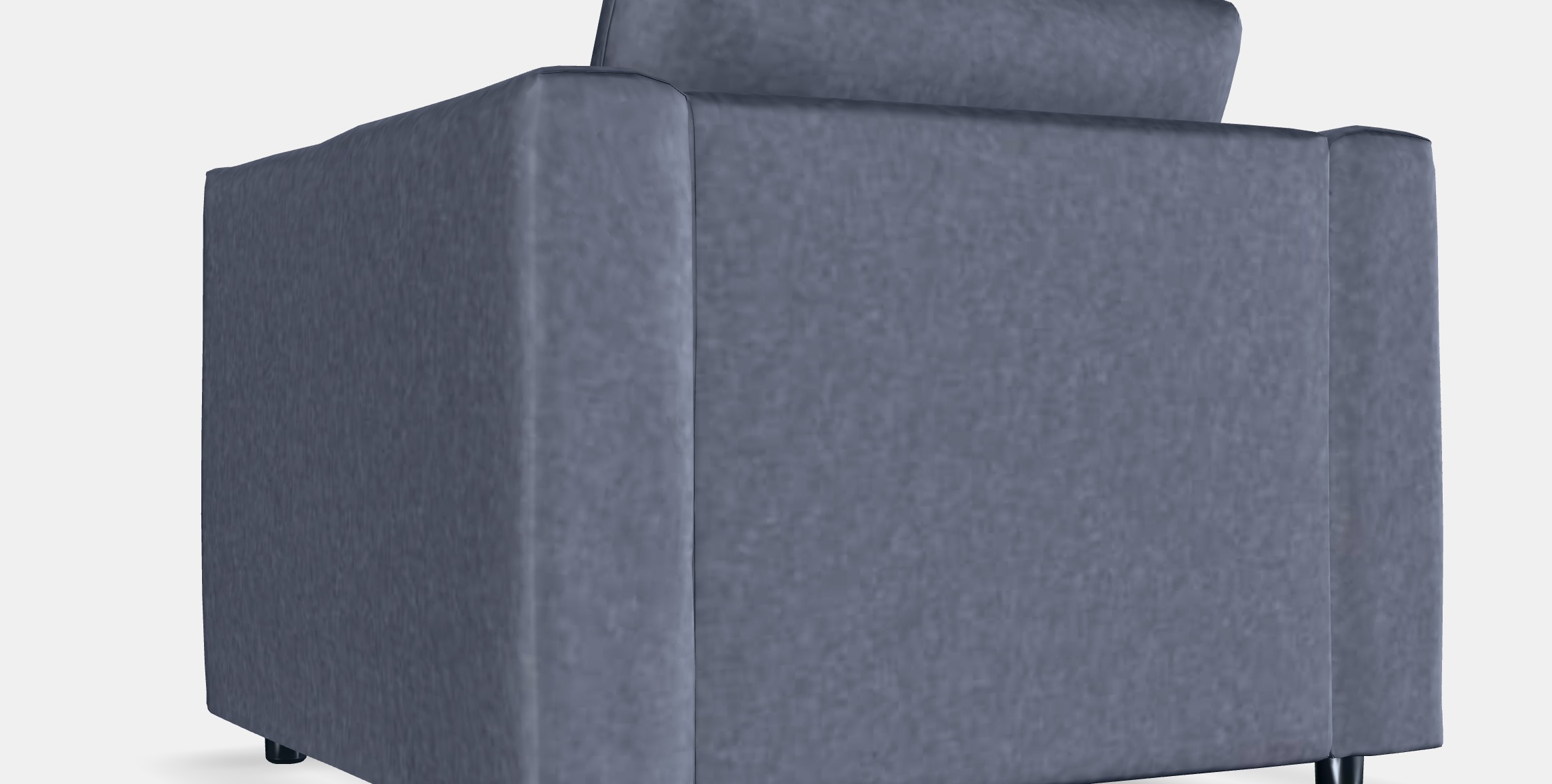 VIMLE Armchair Low-poly 3D model_5