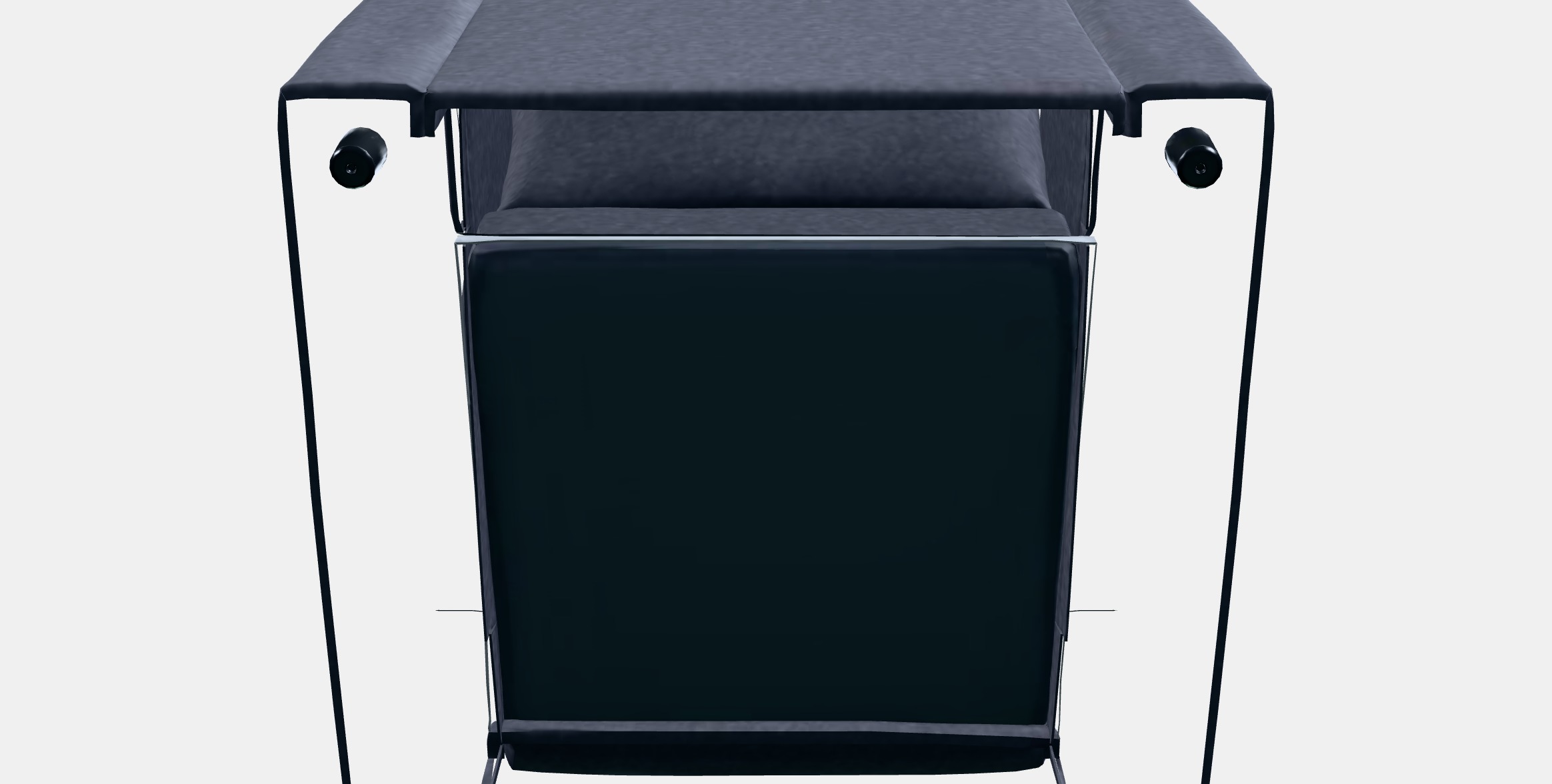 VIMLE Armchair Low-poly 3D model_6