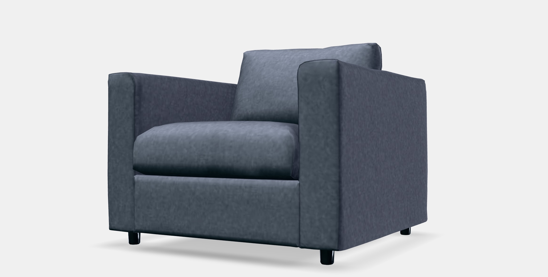 VIMLE Armchair Low-poly 3D model_13