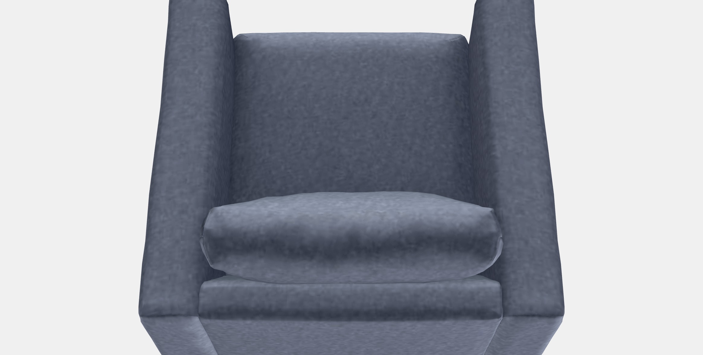 VIMLE Armchair Low-poly 3D model_7