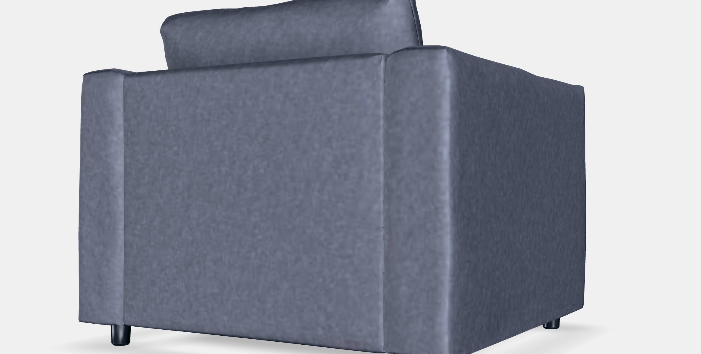 VIMLE Armchair Low-poly 3D model_11