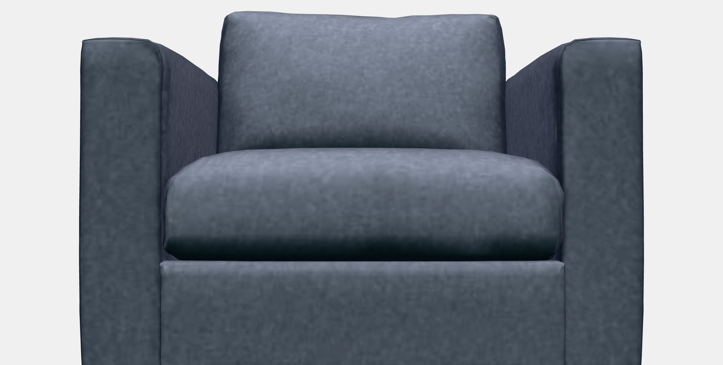 VIMLE Armchair Low-poly 3D model_10