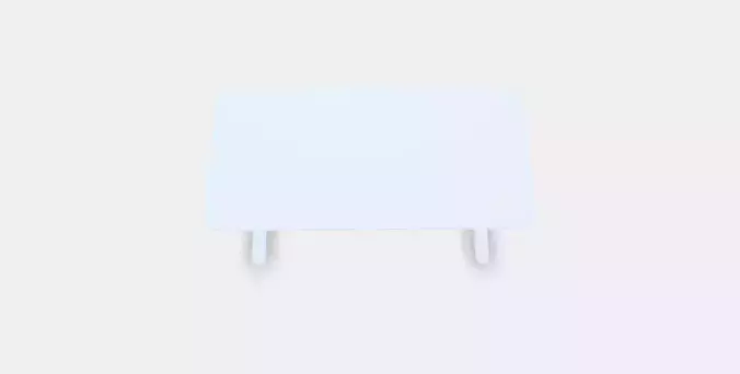 BEKANT Desk sit-stand 9 Low-poly 3D model
