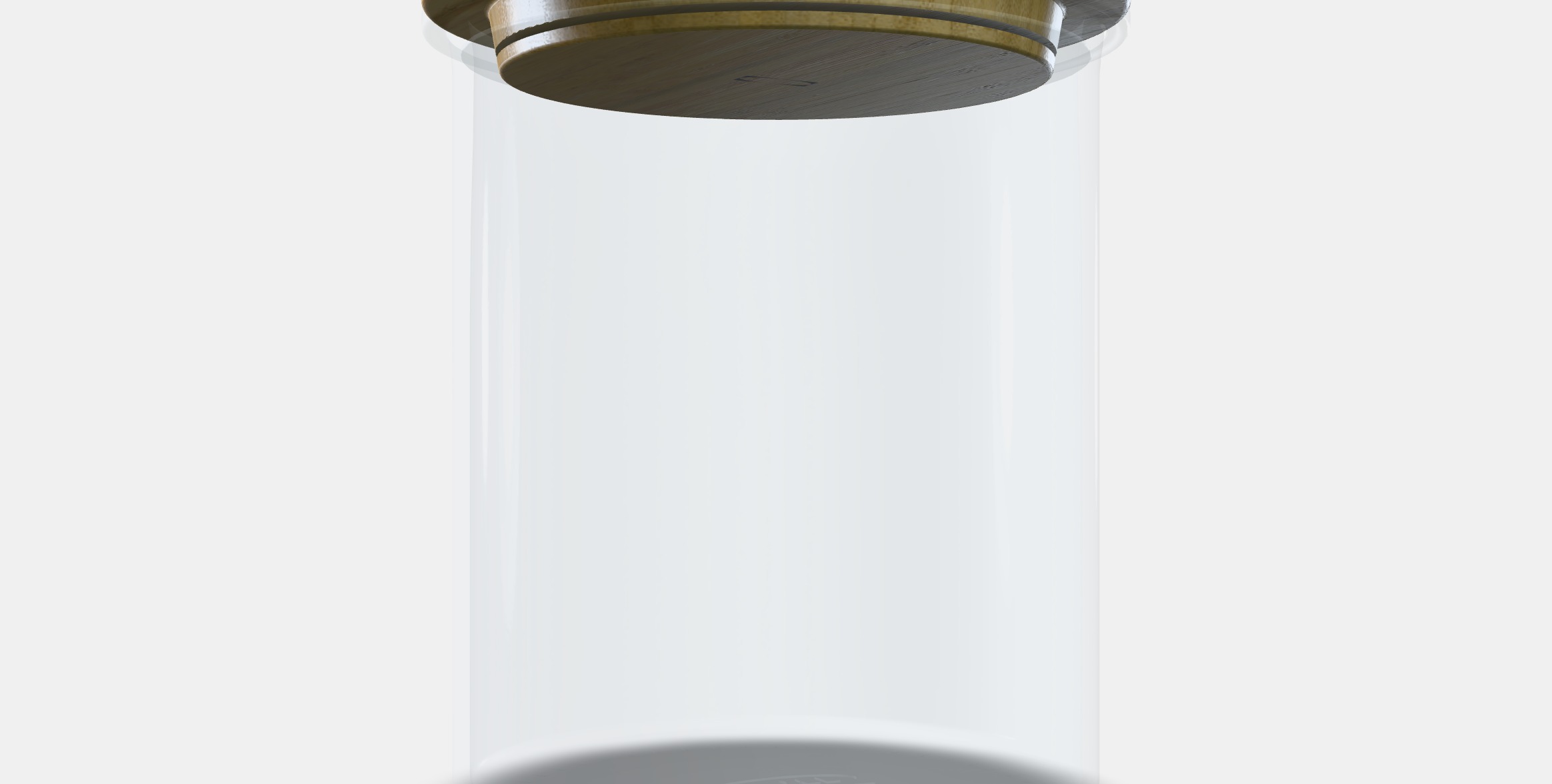 IKEA 365 Jar with lid Low-poly 3D model_9