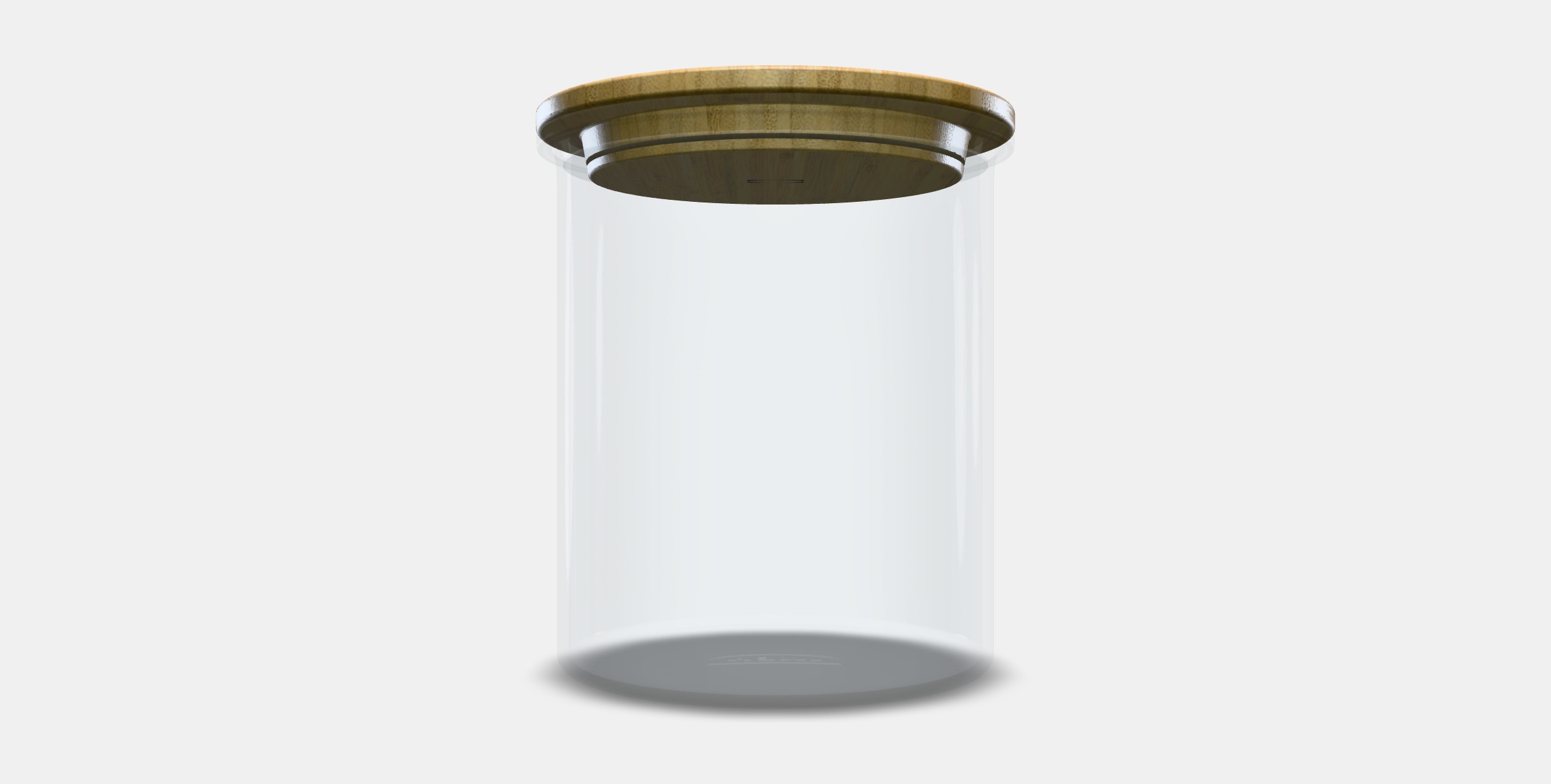 IKEA 365 Jar with lid Low-poly 3D model_10