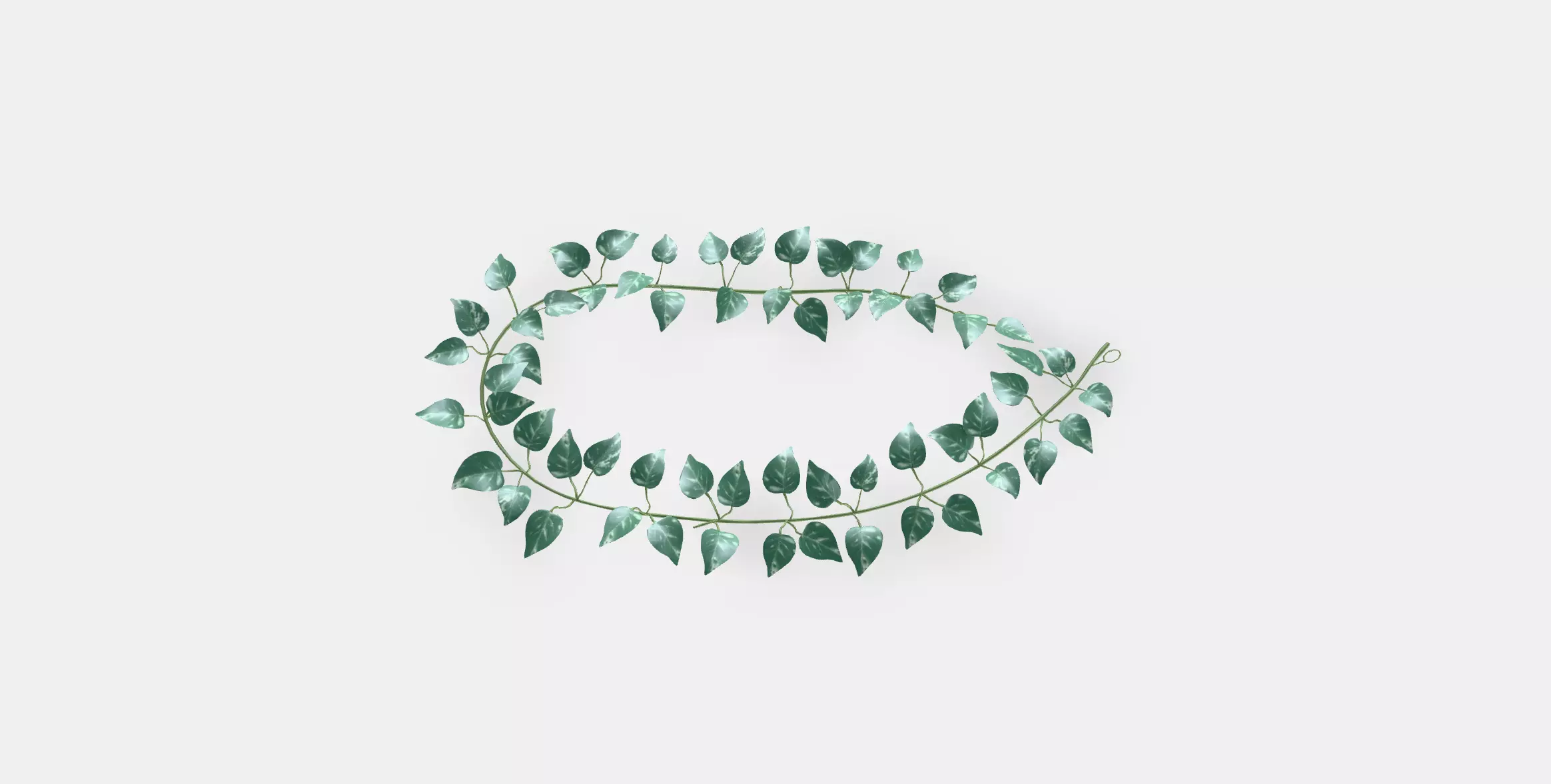 SMYCKA Artificial garland Low-poly 3D model_0