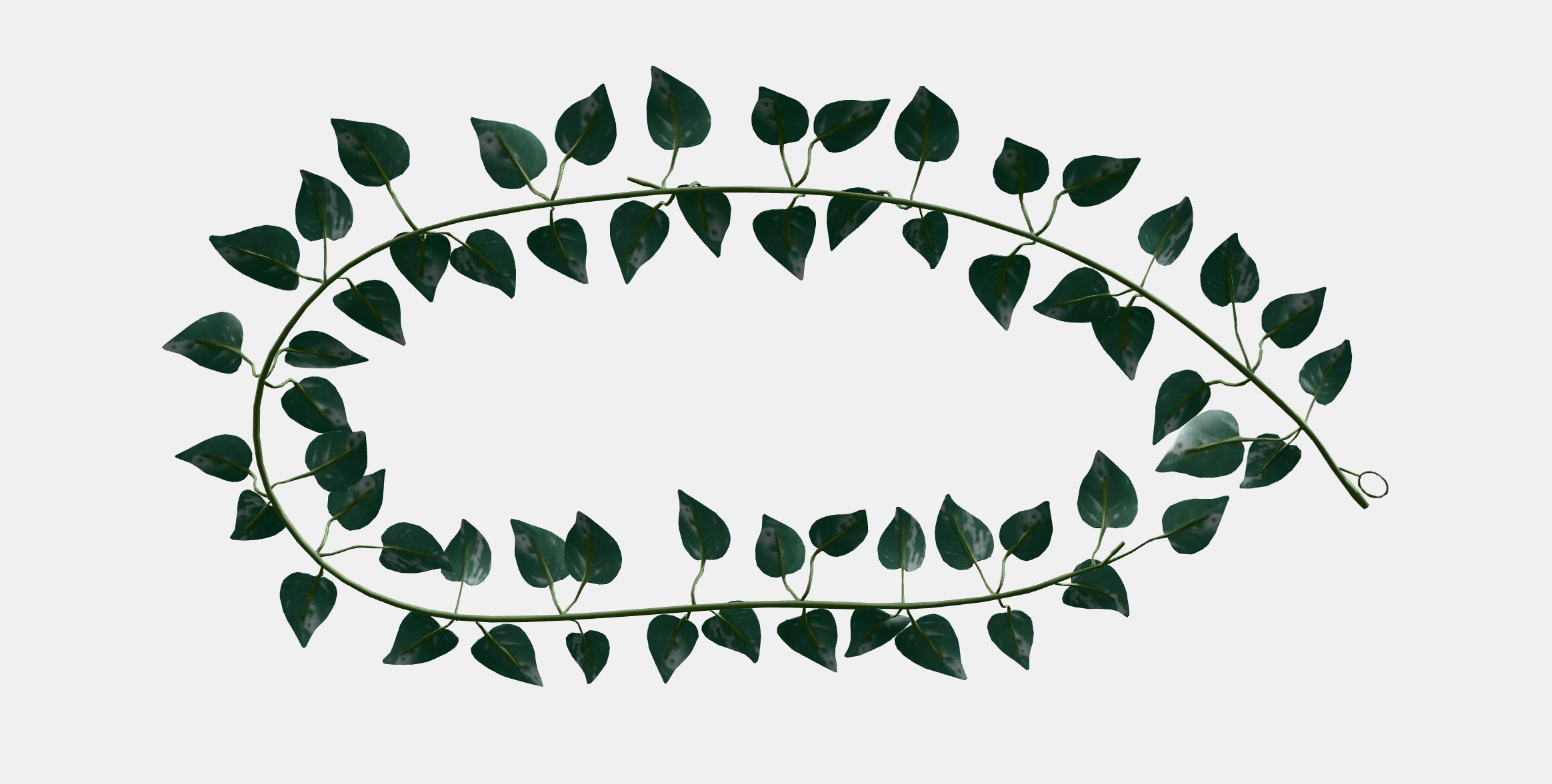 SMYCKA Artificial garland Low-poly 3D model_8