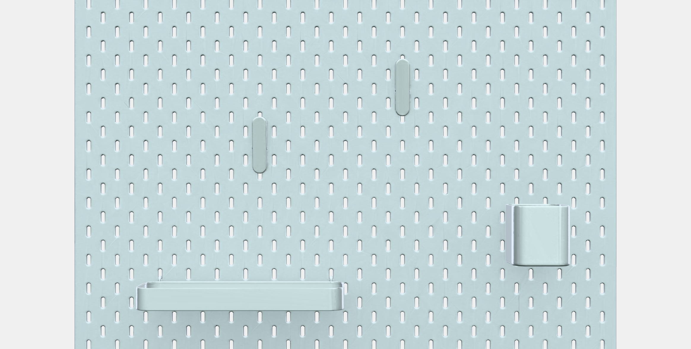 SKADIS Pegboard combination 3 Low-poly 3D model_12