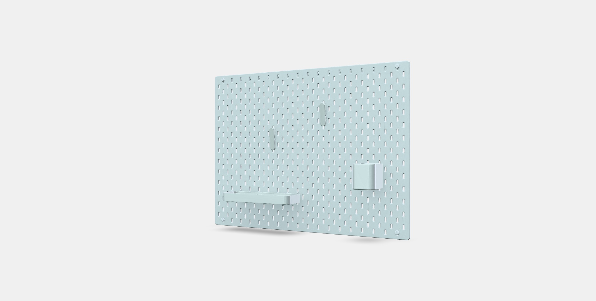 SKADIS Pegboard combination 3 Low-poly 3D model_11