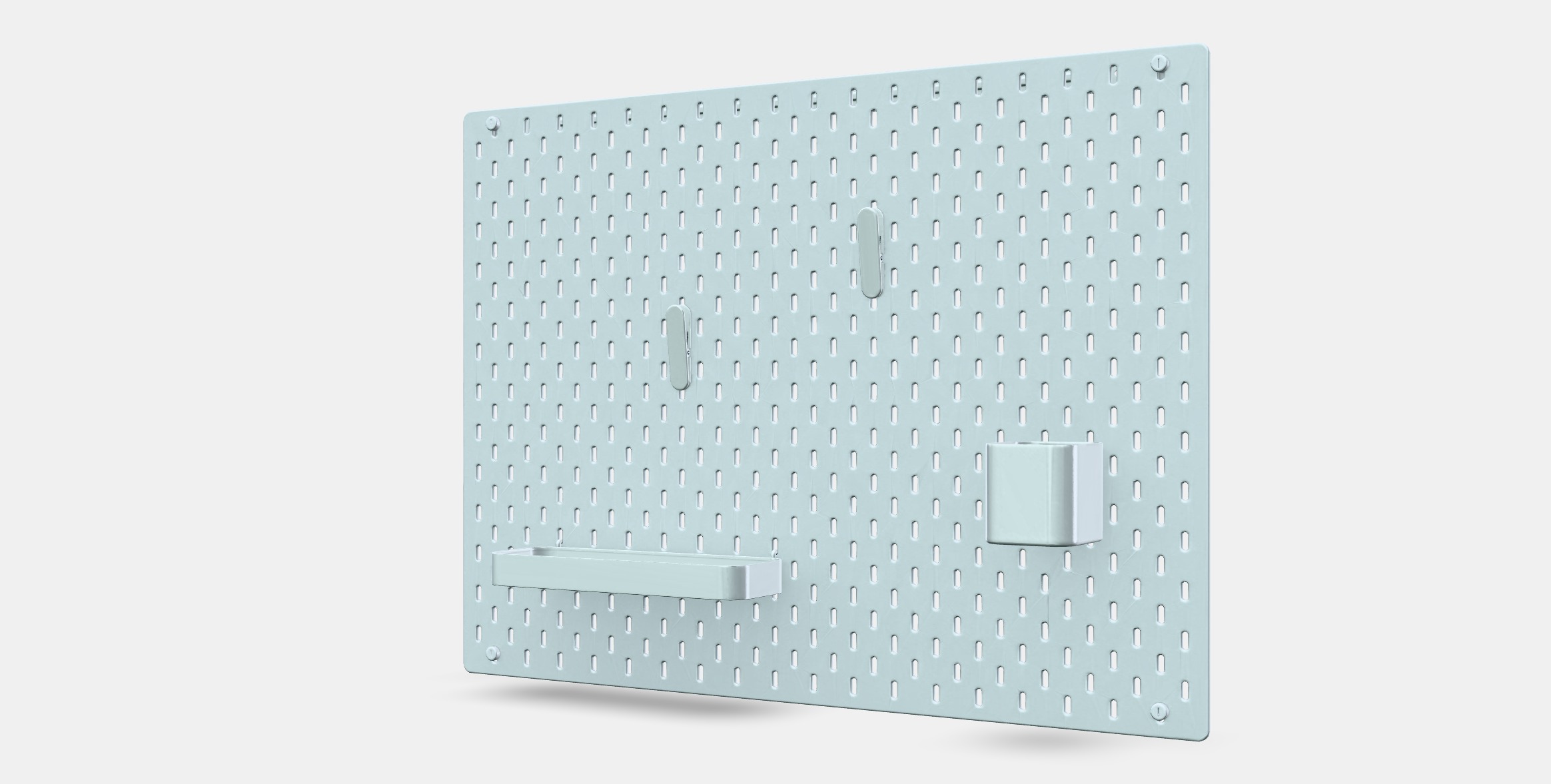 SKADIS Pegboard combination 3 Low-poly 3D model_13
