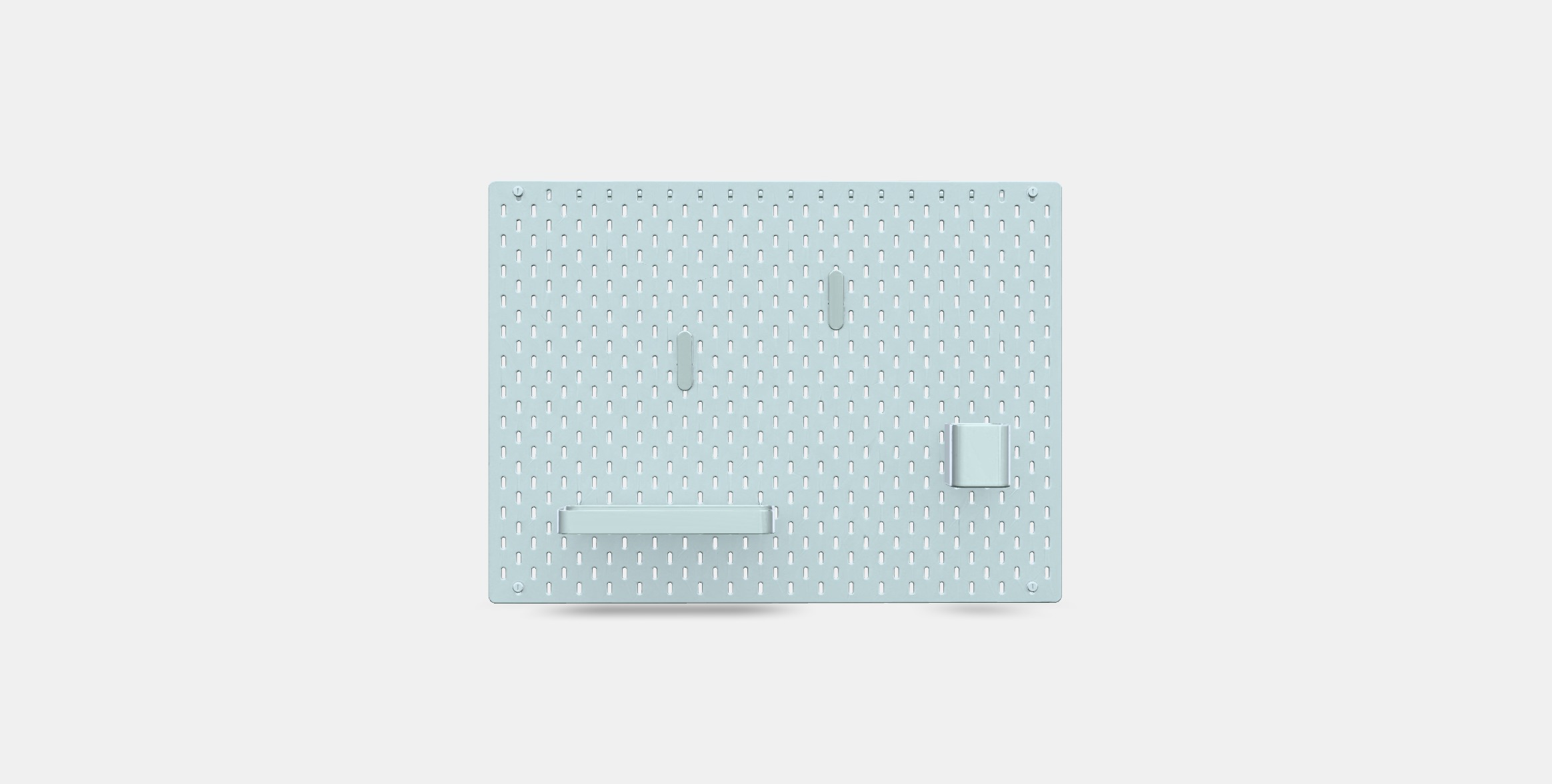 SKADIS Pegboard combination 3 Low-poly 3D model_10