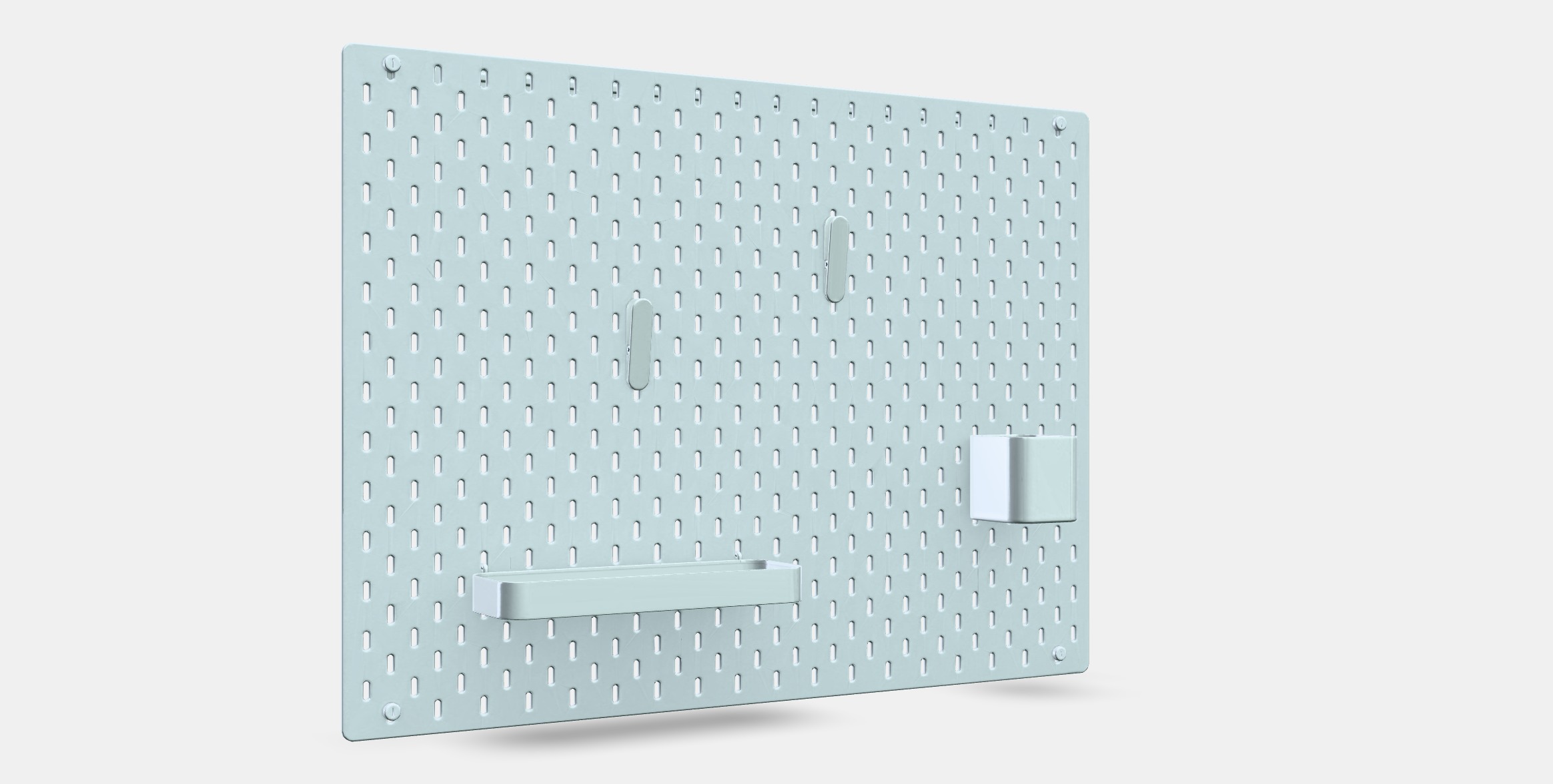 SKADIS Pegboard combination 3 Low-poly 3D model_9