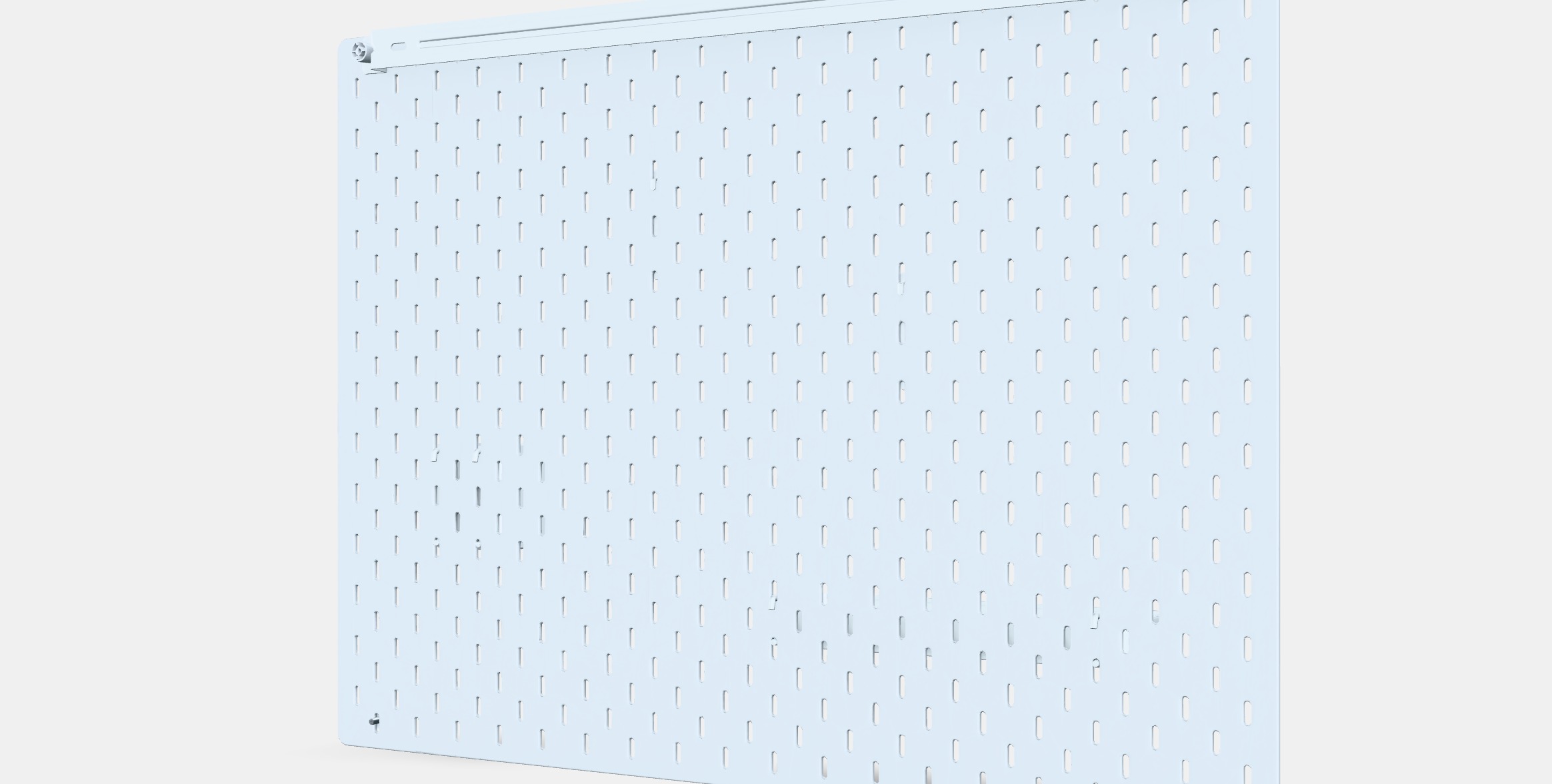 SKADIS Pegboard combination 3 Low-poly 3D model_5