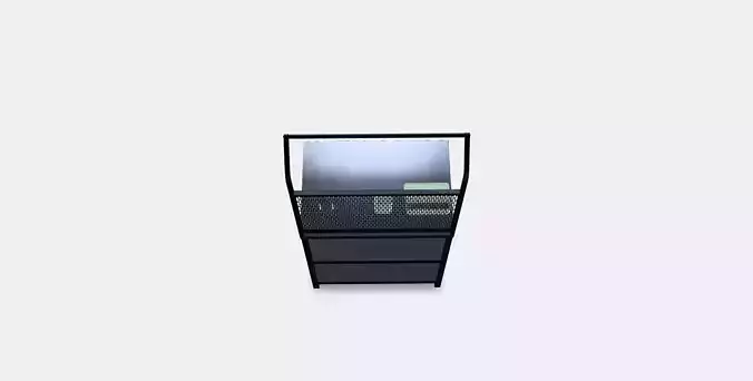 GRILLSKAR Kitchen island w back panel Low-poly 3D model