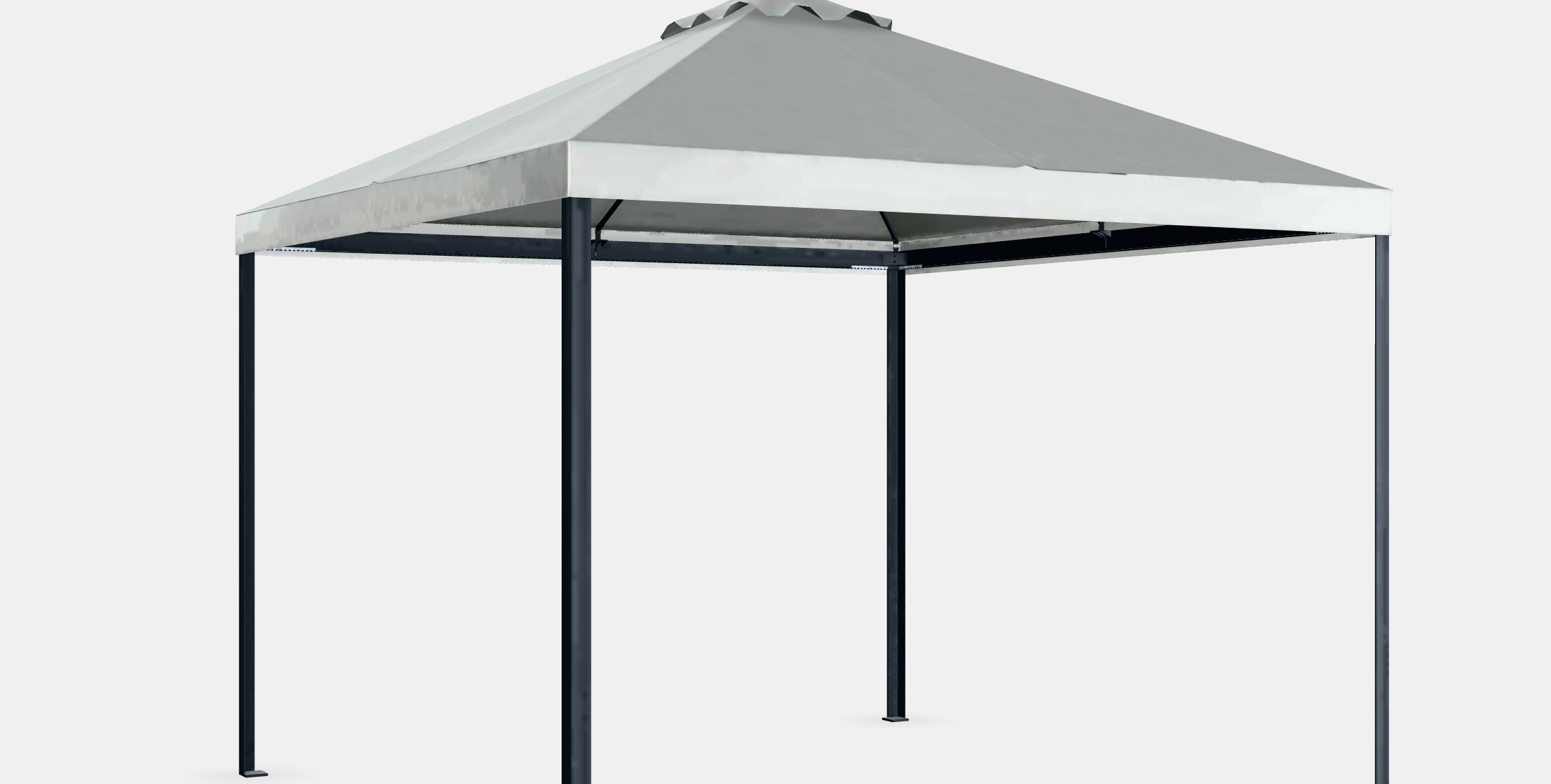 HIMMELSO Gazebo Low-poly 3D model_3