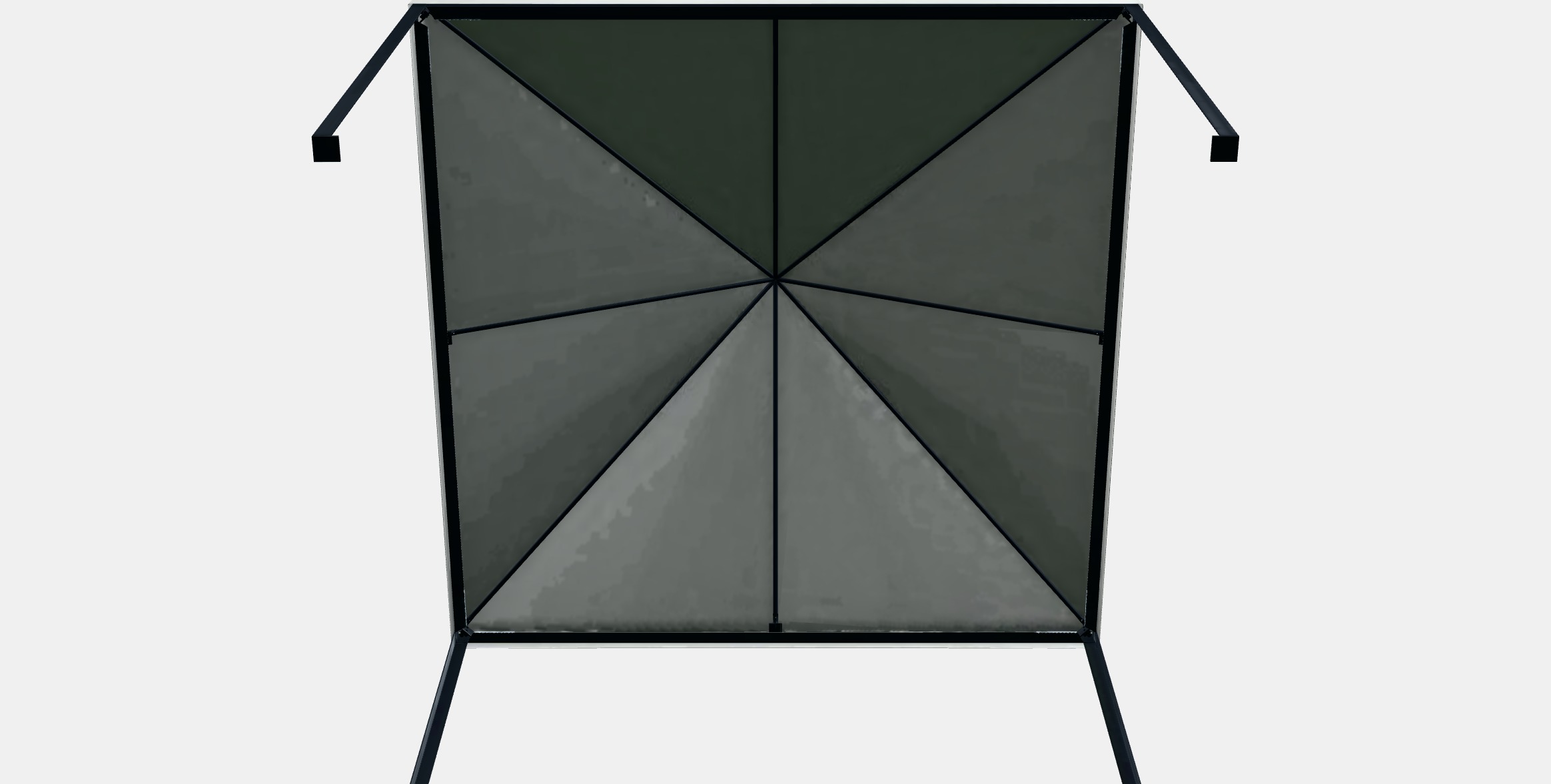 HIMMELSO Gazebo Low-poly 3D model_7