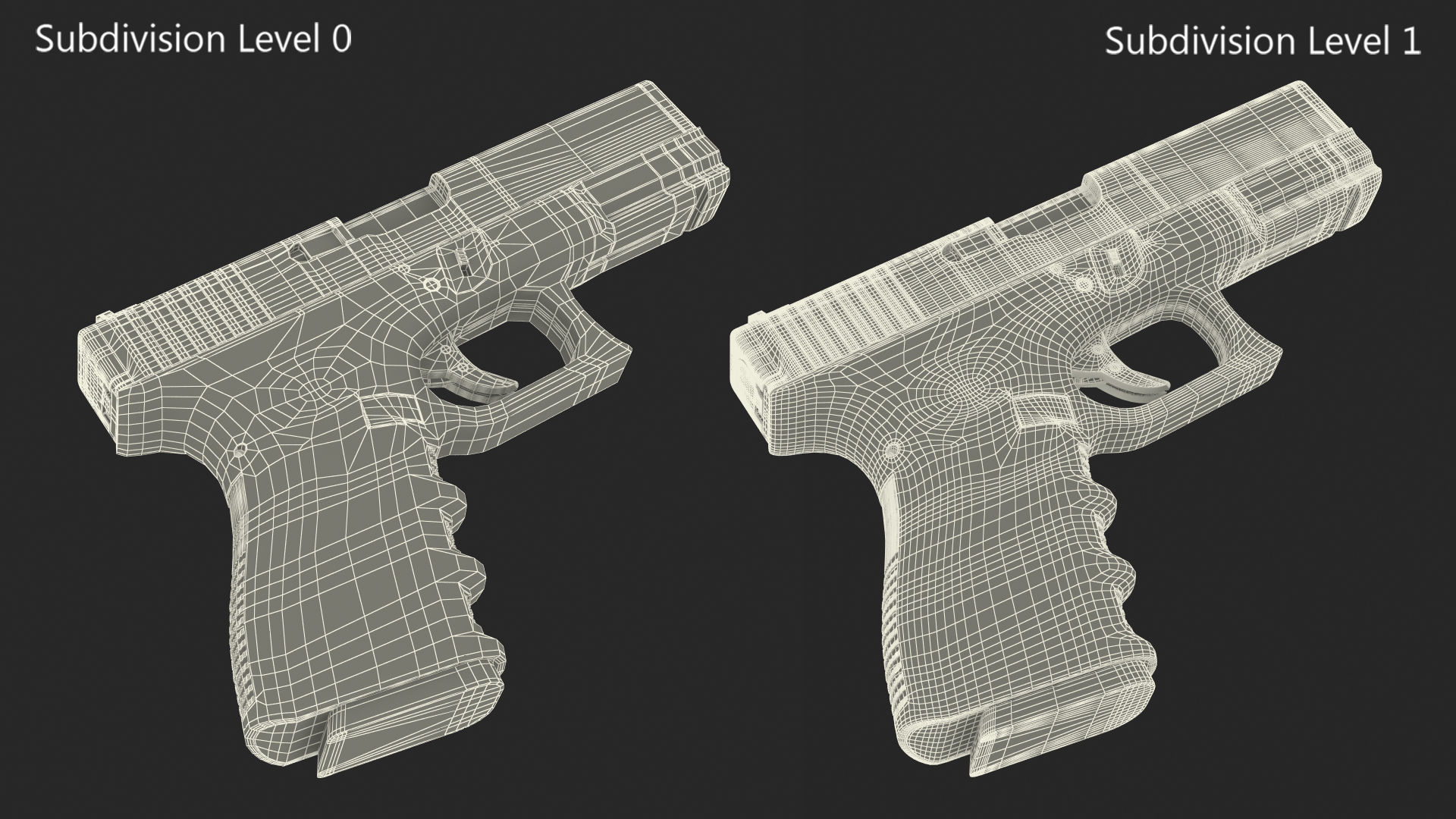 Glock G19 9mm Pistol 3D model_18