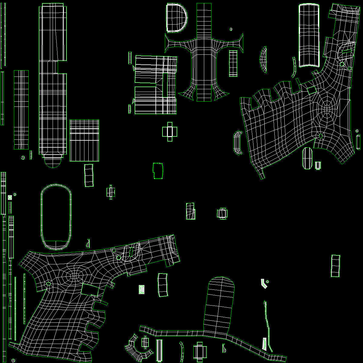 Glock G19 9mm Pistol 3D model_19