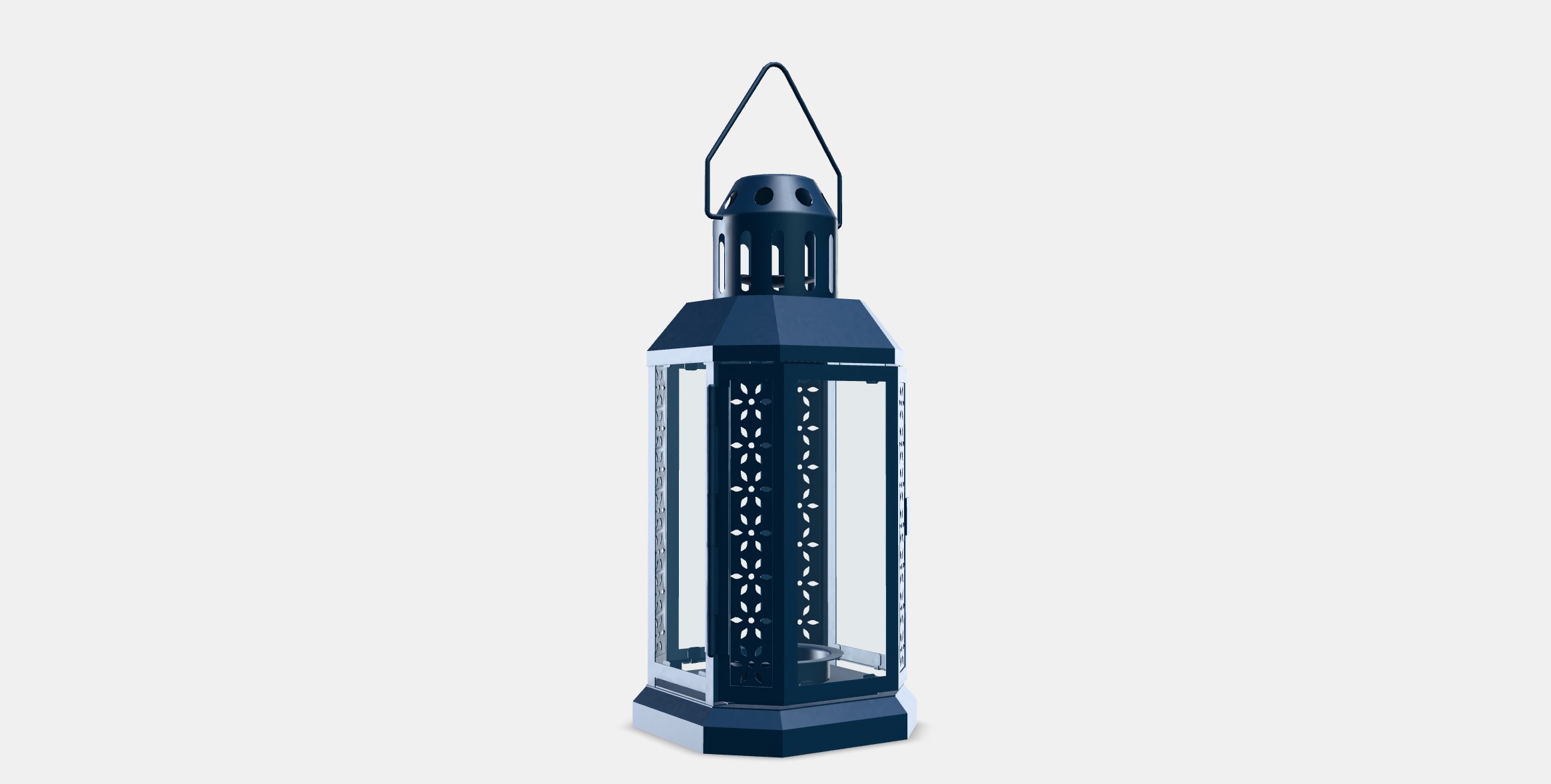 ENRUM Lantern for tealight in-outdoor 2 Low-poly 3D model_3