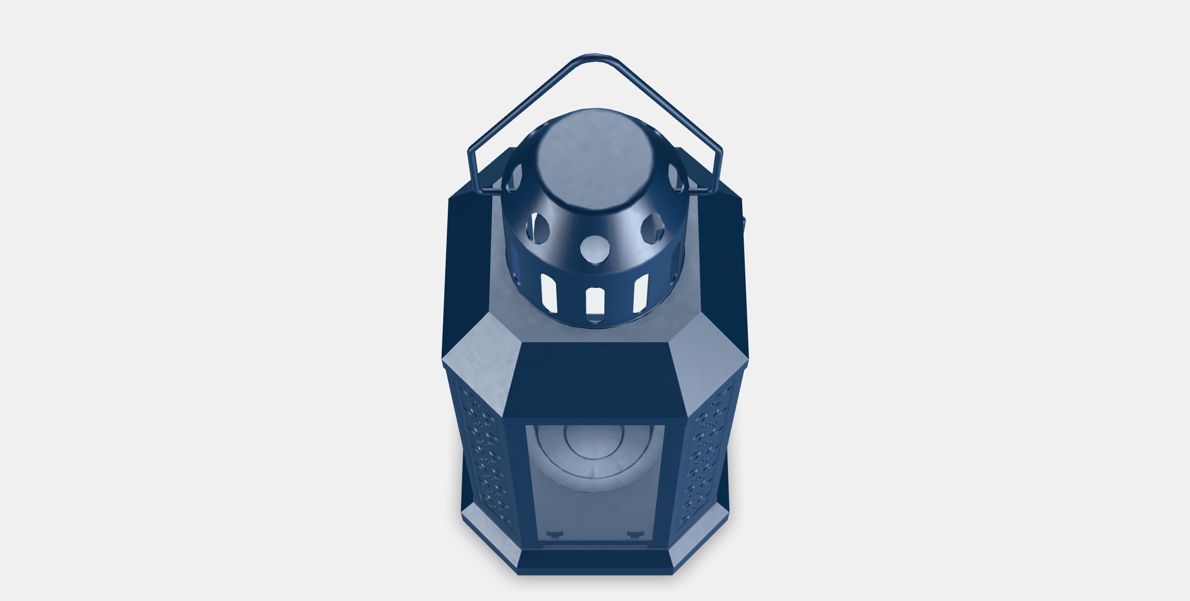 ENRUM Lantern for tealight in-outdoor 2 Low-poly 3D model_2