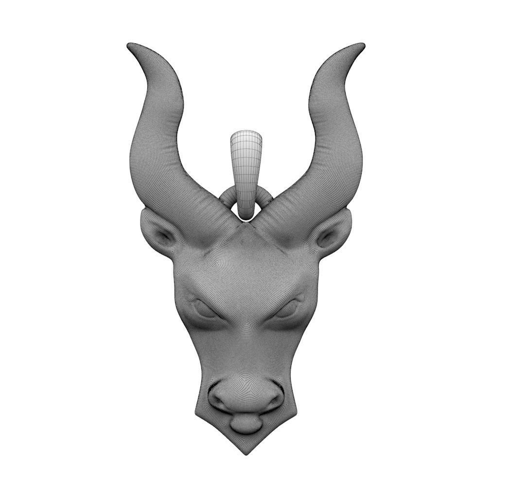 Zodiac Taurus 3D print model_3